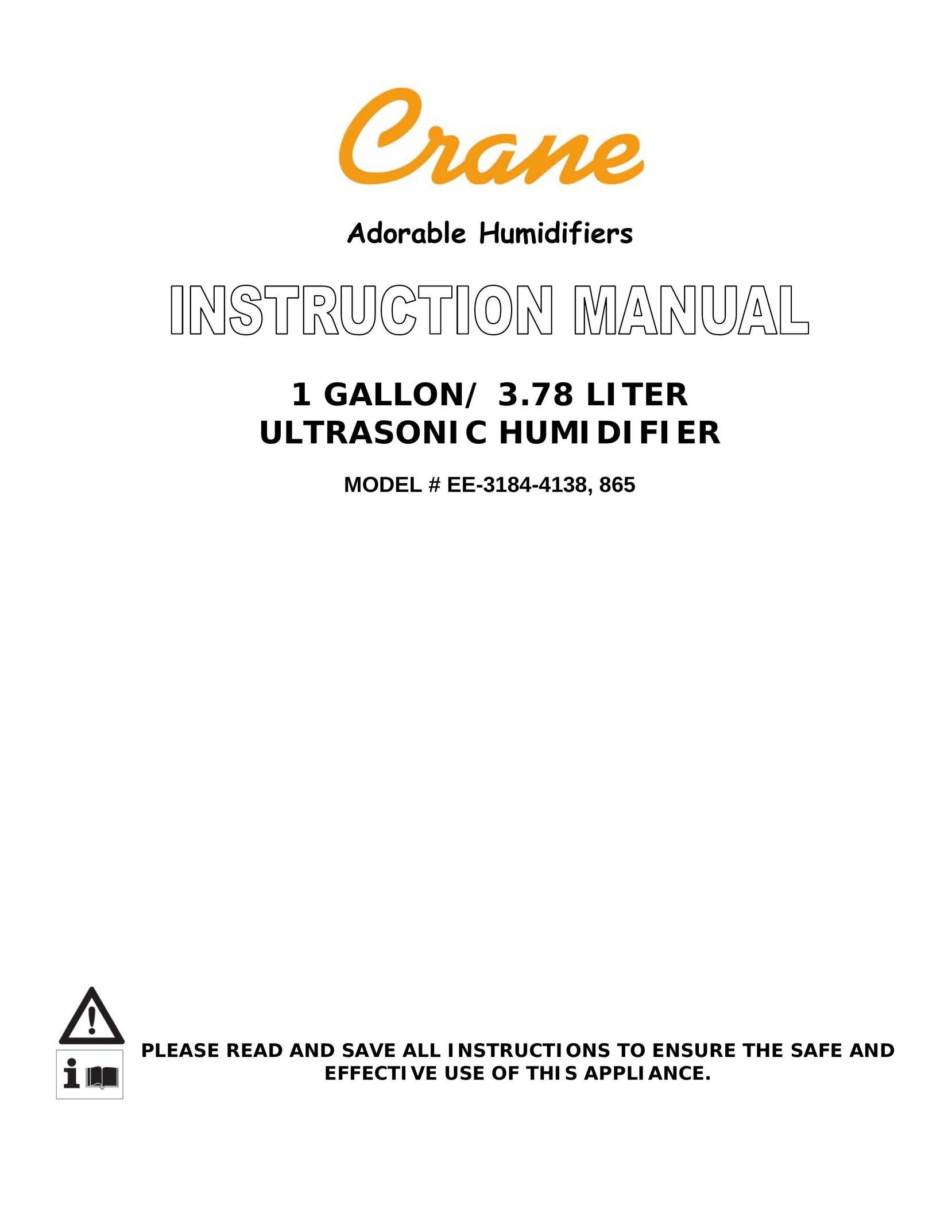 Crane EE-3184-4138 Humidifier User Manual