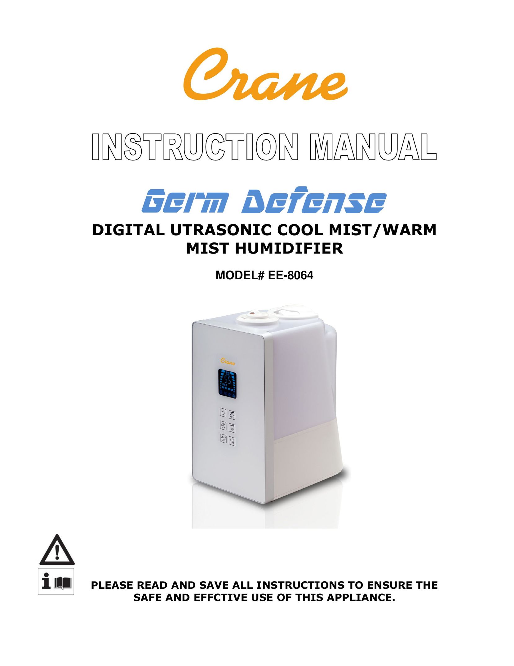 Crane EE-8064 Humidifier User Manual