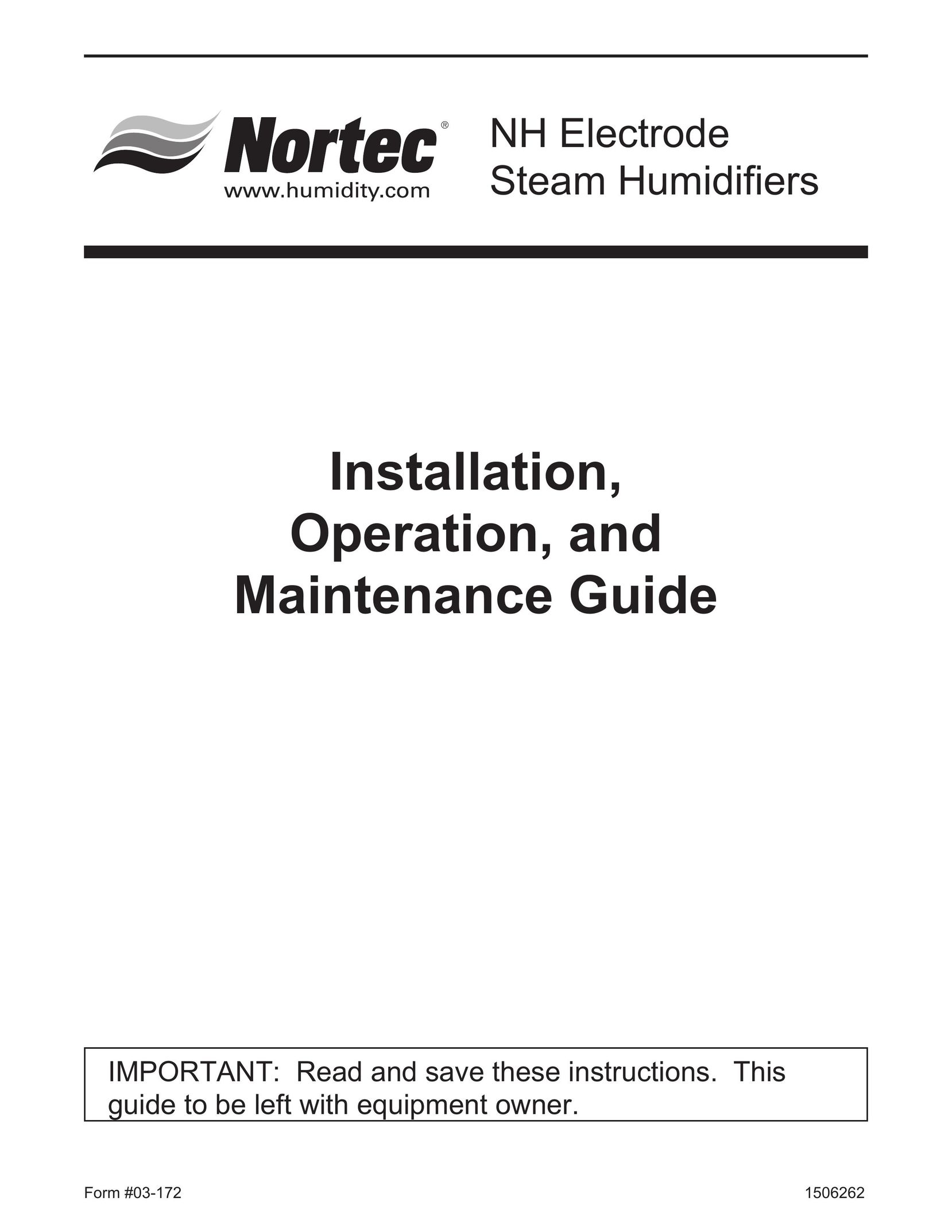 Nortec 132-3091 Humidifier User Manual
