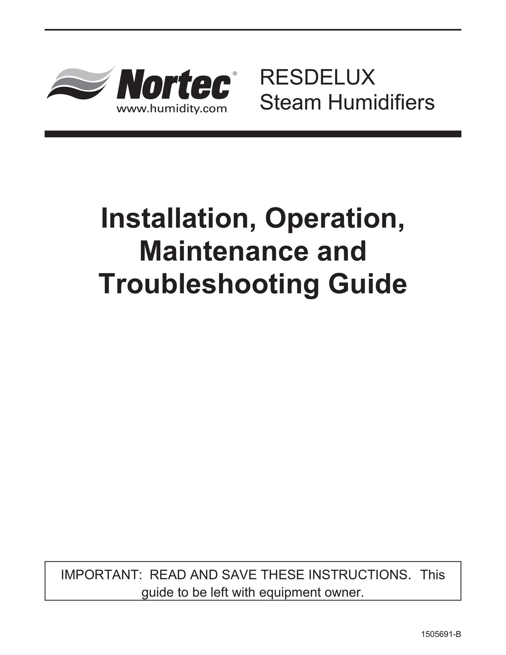 Nortec 1505691-B Humidifier User Manual