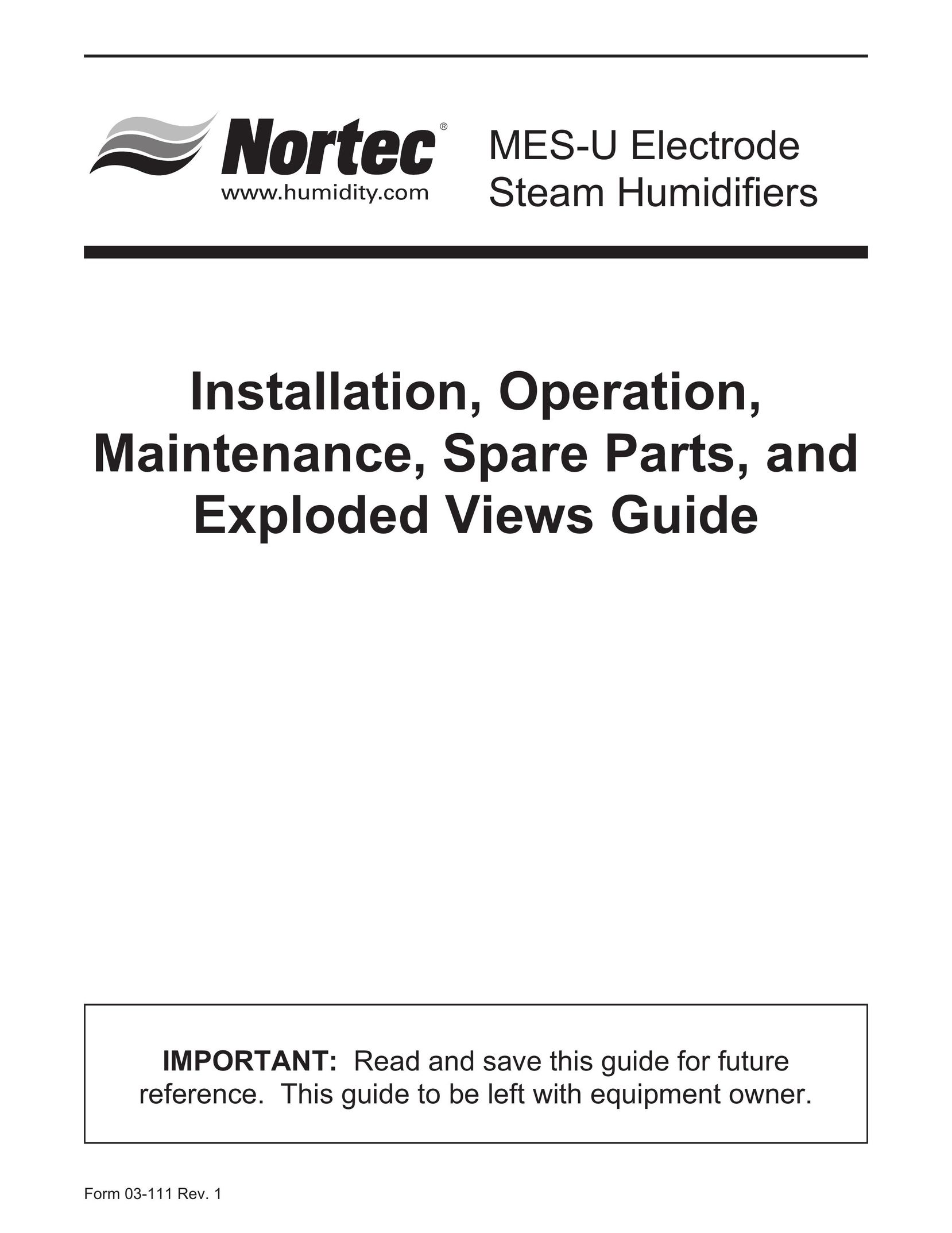 Nortec Industries MES-U Humidifier User Manual