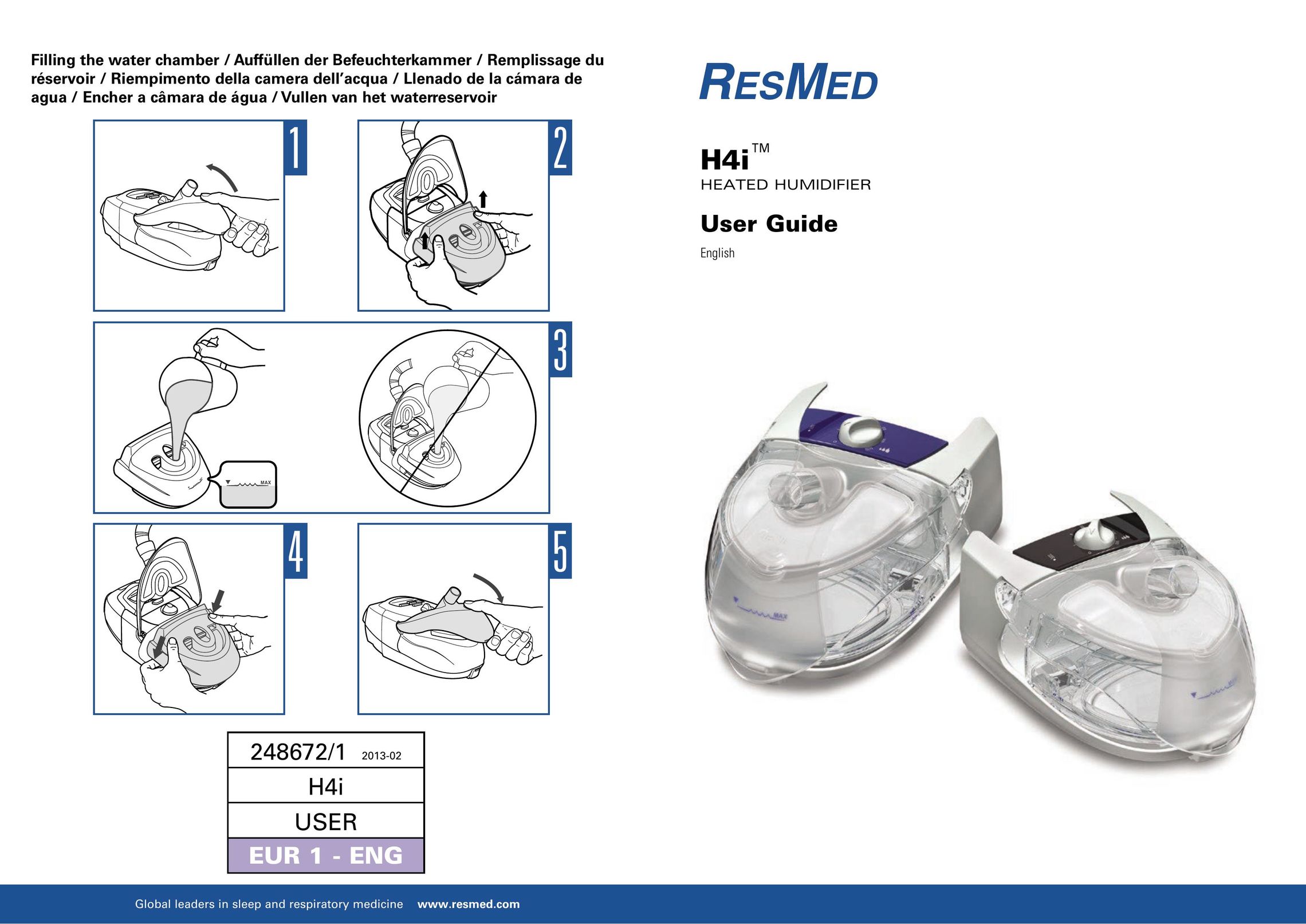ResMed 248672/1 Humidifier User Manual
