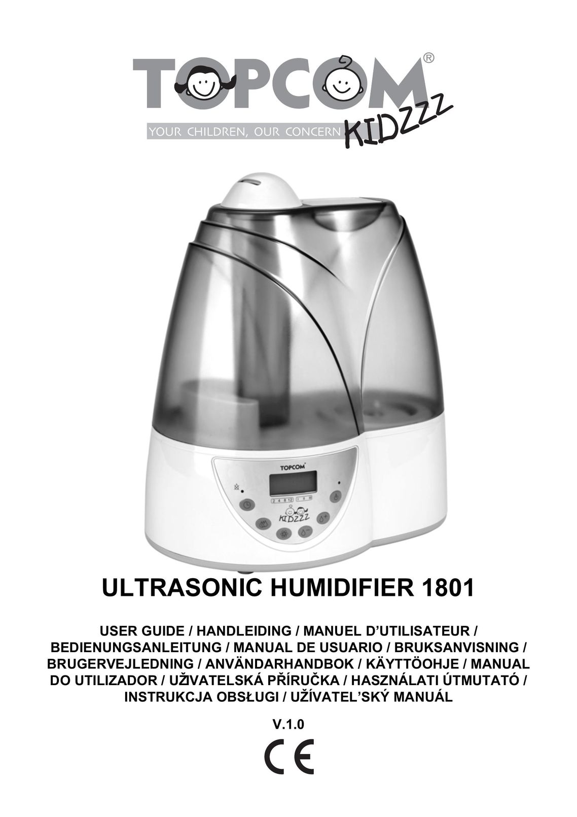 Topcom 1801 Humidifier User Manual