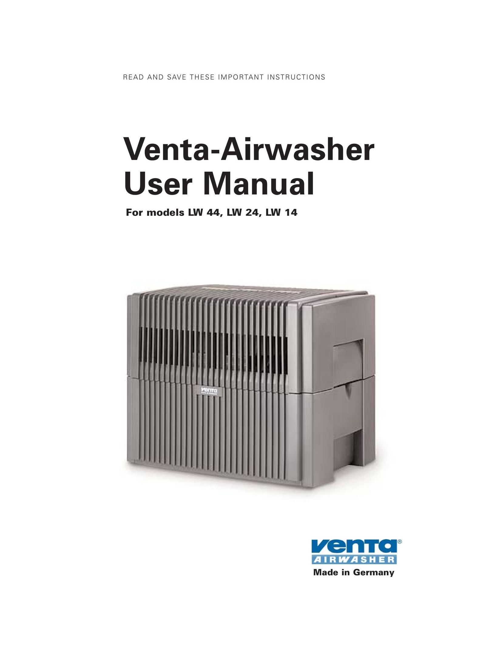 Venta Airwasher LW 14 Humidifier User Manual