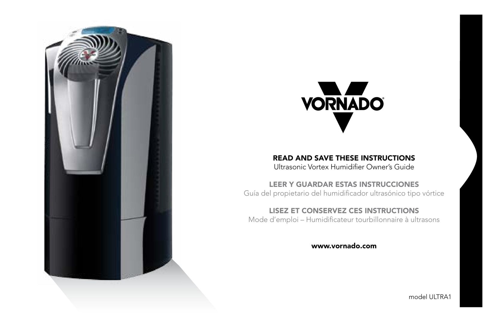 Vornado ULTRA1 Humidifier User Manual