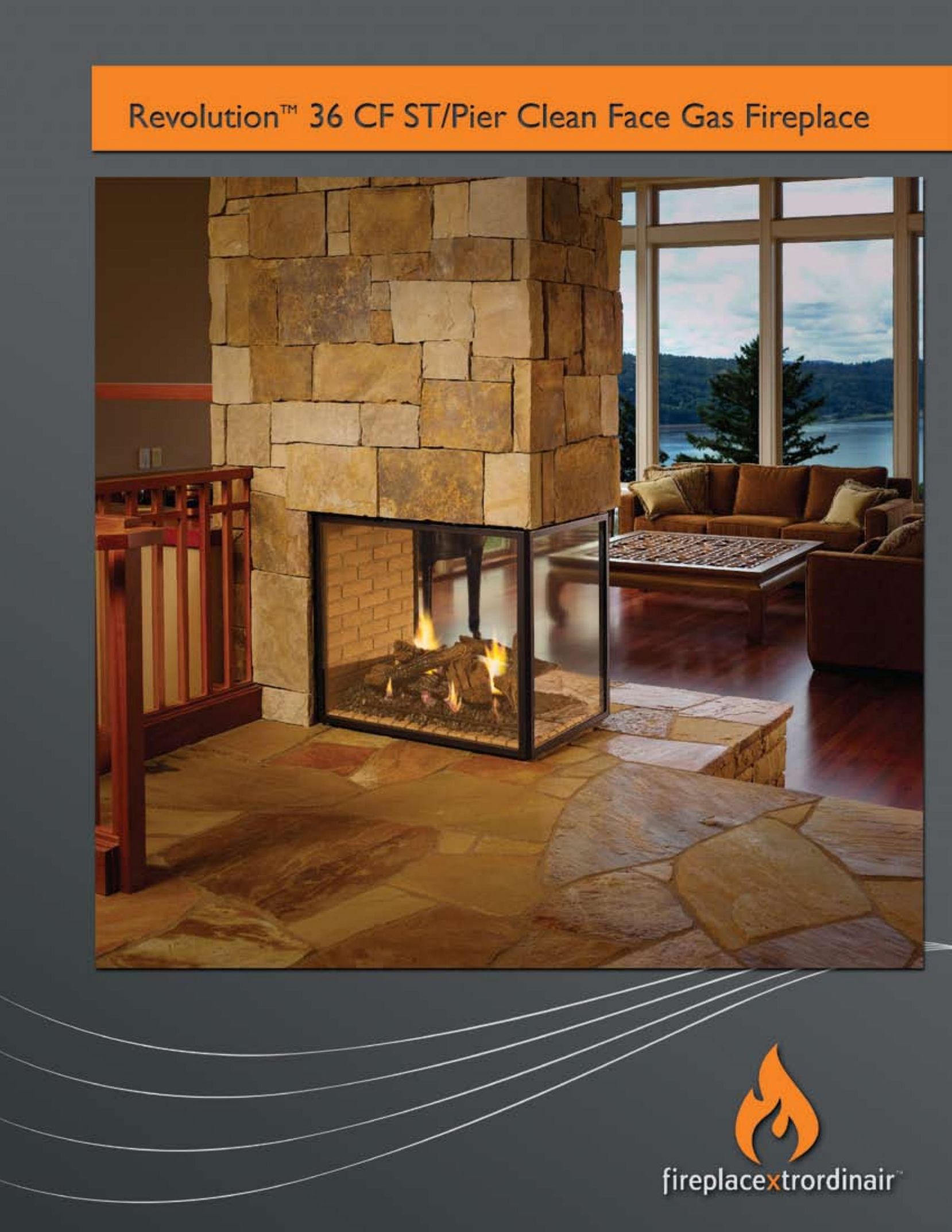 FireplaceXtrordinair 36CF Indoor Fireplace User Manual