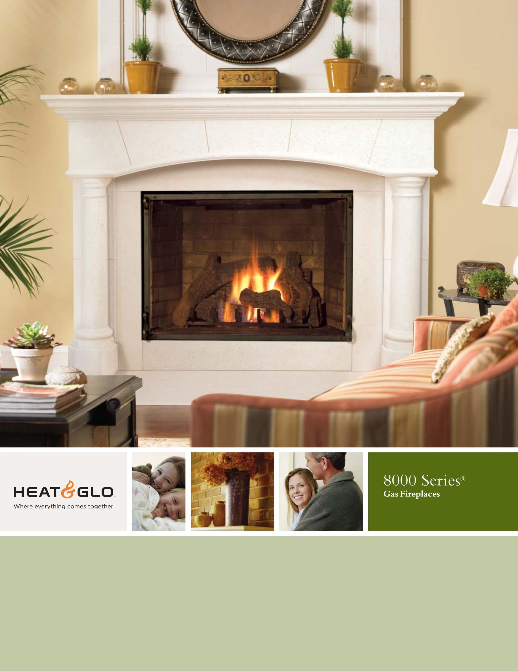 Hearth and Home Technologies 8000CF-OAK Indoor Fireplace User Manual