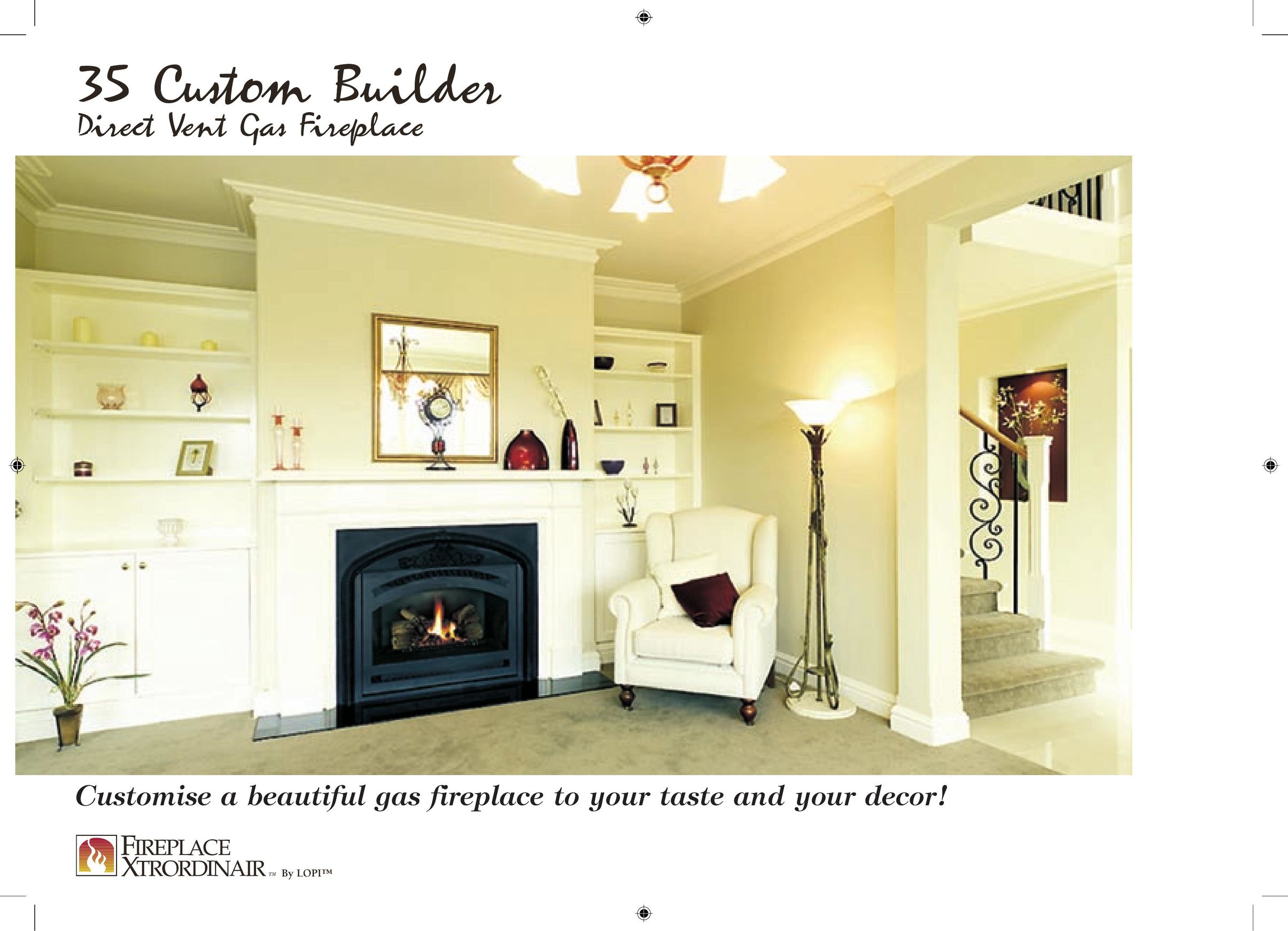 Lopi 35 Custom Builder Indoor Fireplace User Manual