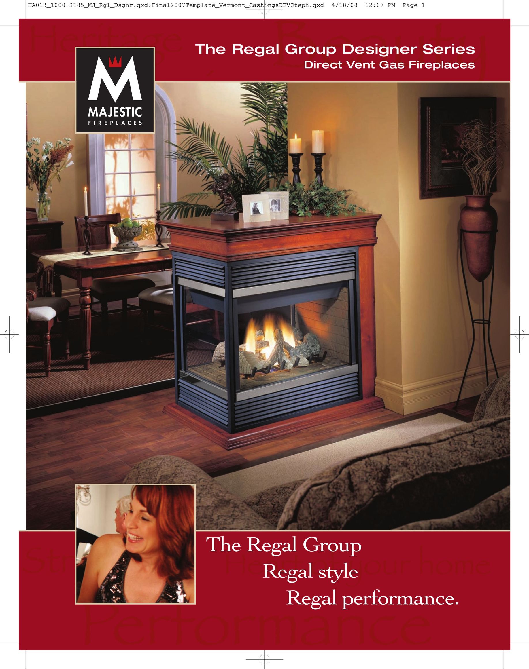 Majestic 360DVS2 Indoor Fireplace User Manual