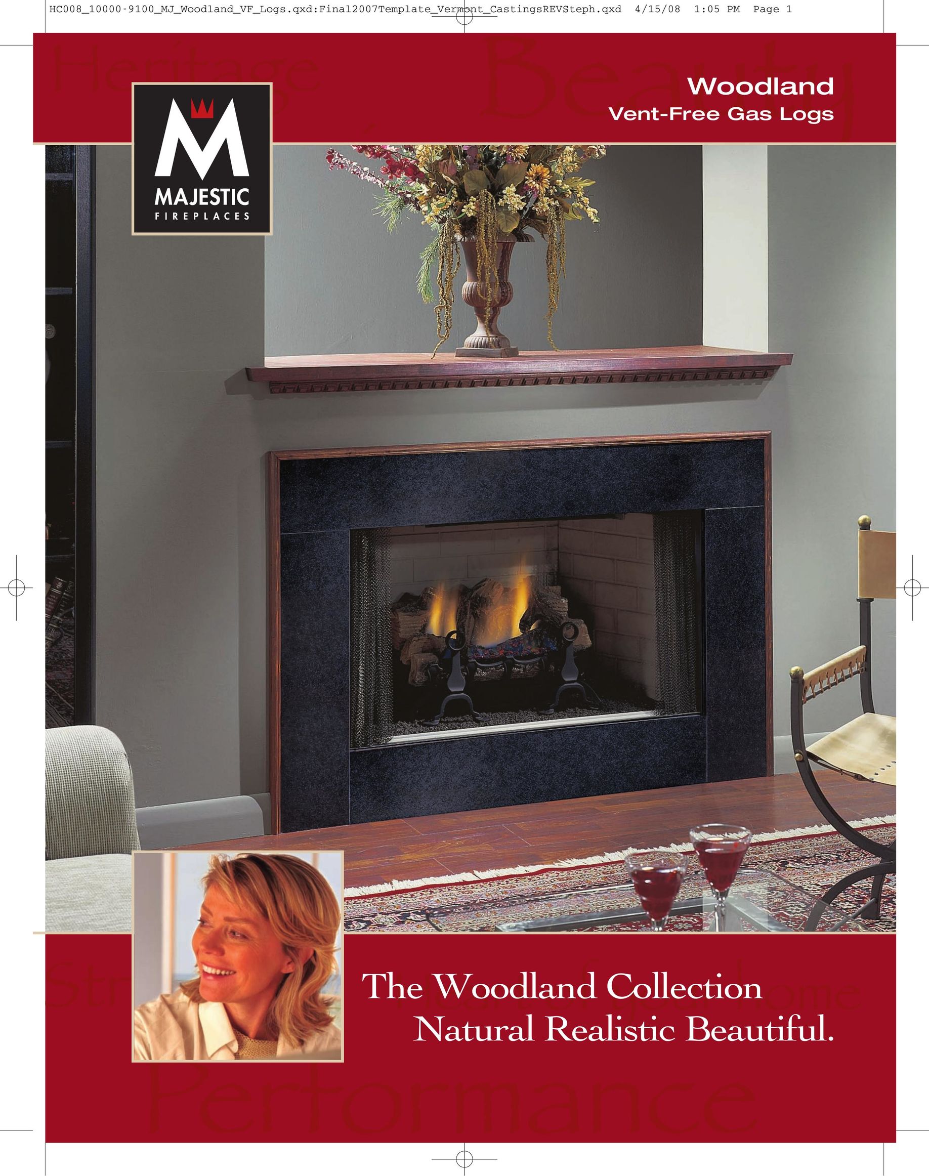 Majestic Appliances UVLC24 Indoor Fireplace User Manual