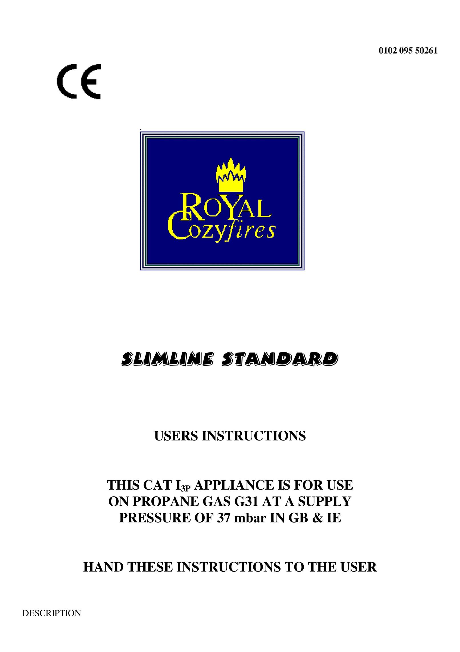 Royal Consumer Information Products G31 Indoor Fireplace User Manual
