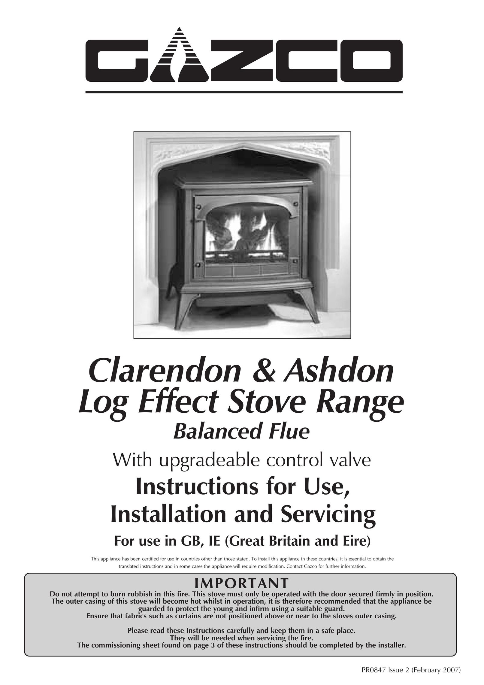 Stovax 8545LUC, P8545LUC Indoor Fireplace User Manual