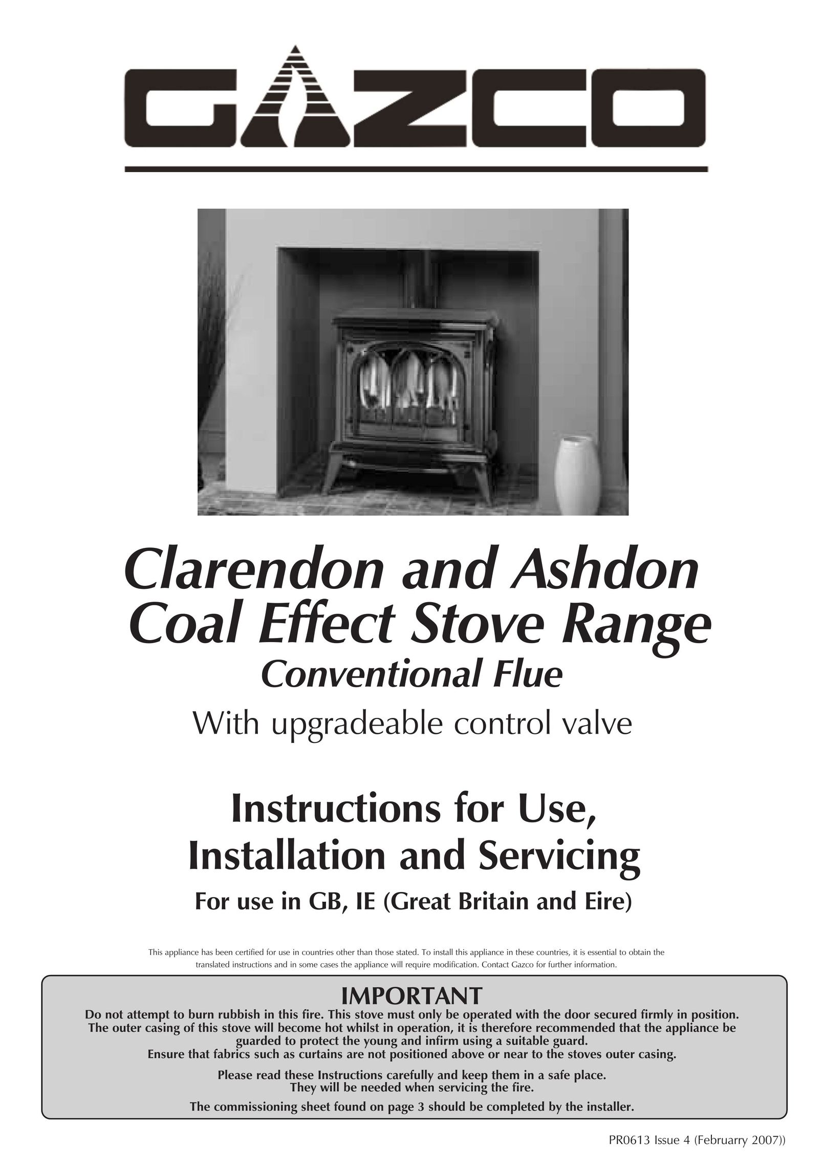 Stovax ASHDON 8513-P8513 Indoor Fireplace User Manual