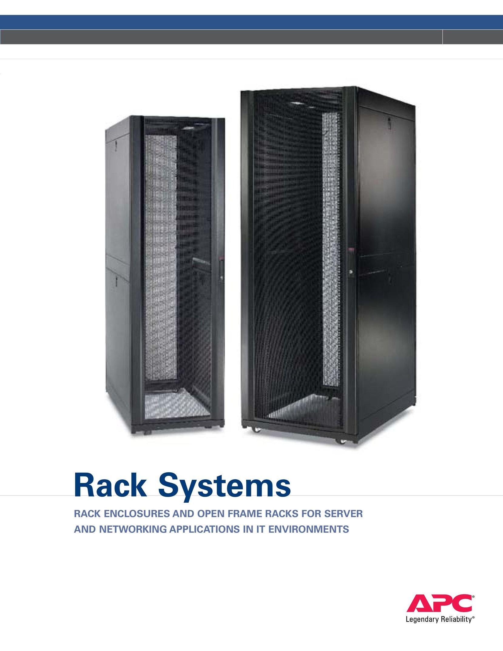APC Rack Systems Indoor Furnishings User Manual