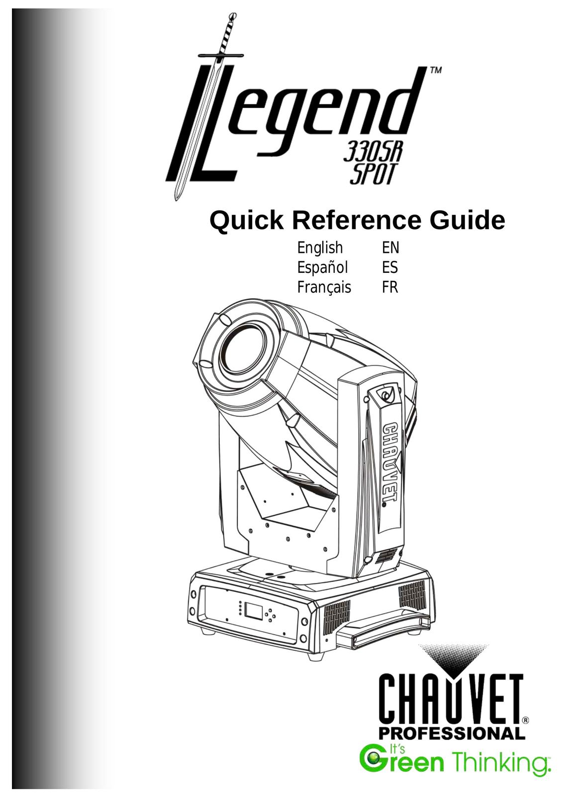 Chauvet 330SR Indoor Furnishings User Manual