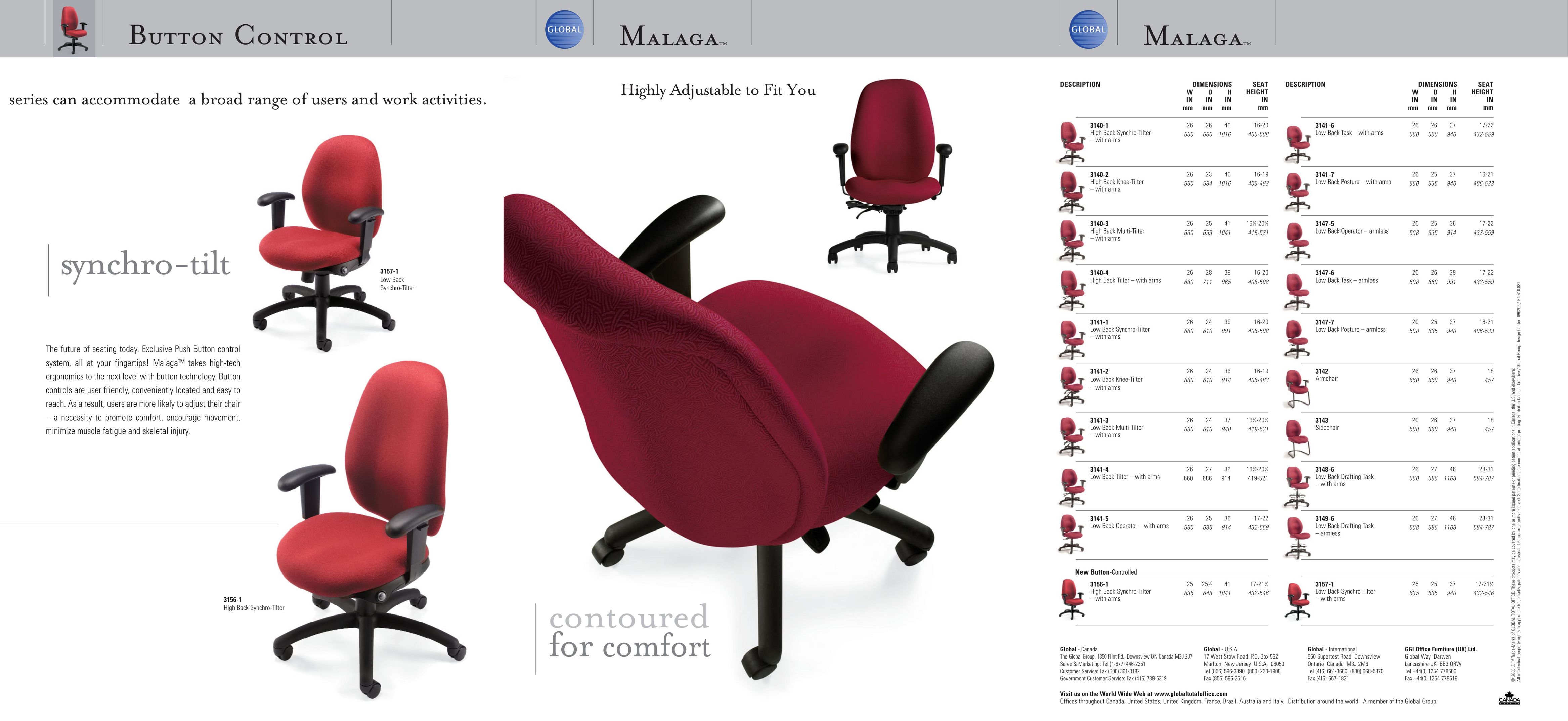 Global Upholstery Co. Armchair Indoor Furnishings User Manual