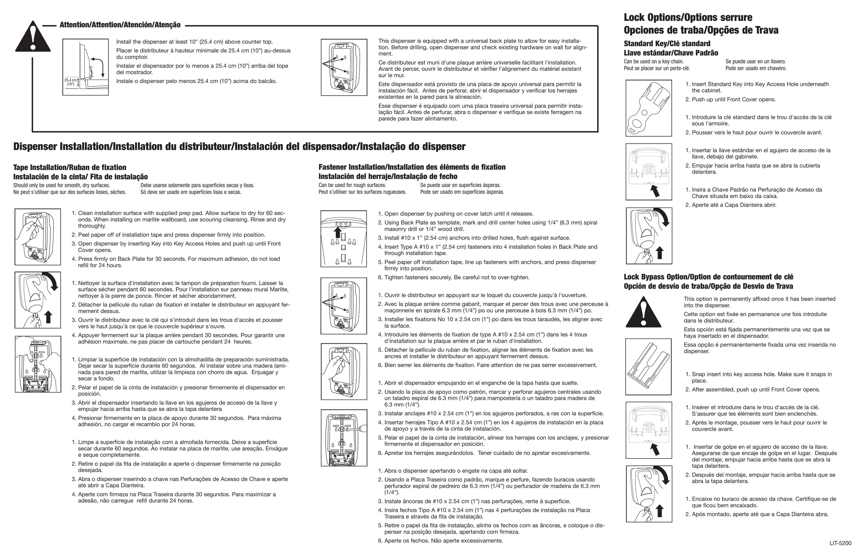 GOJO FMX-12 Indoor Furnishings User Manual