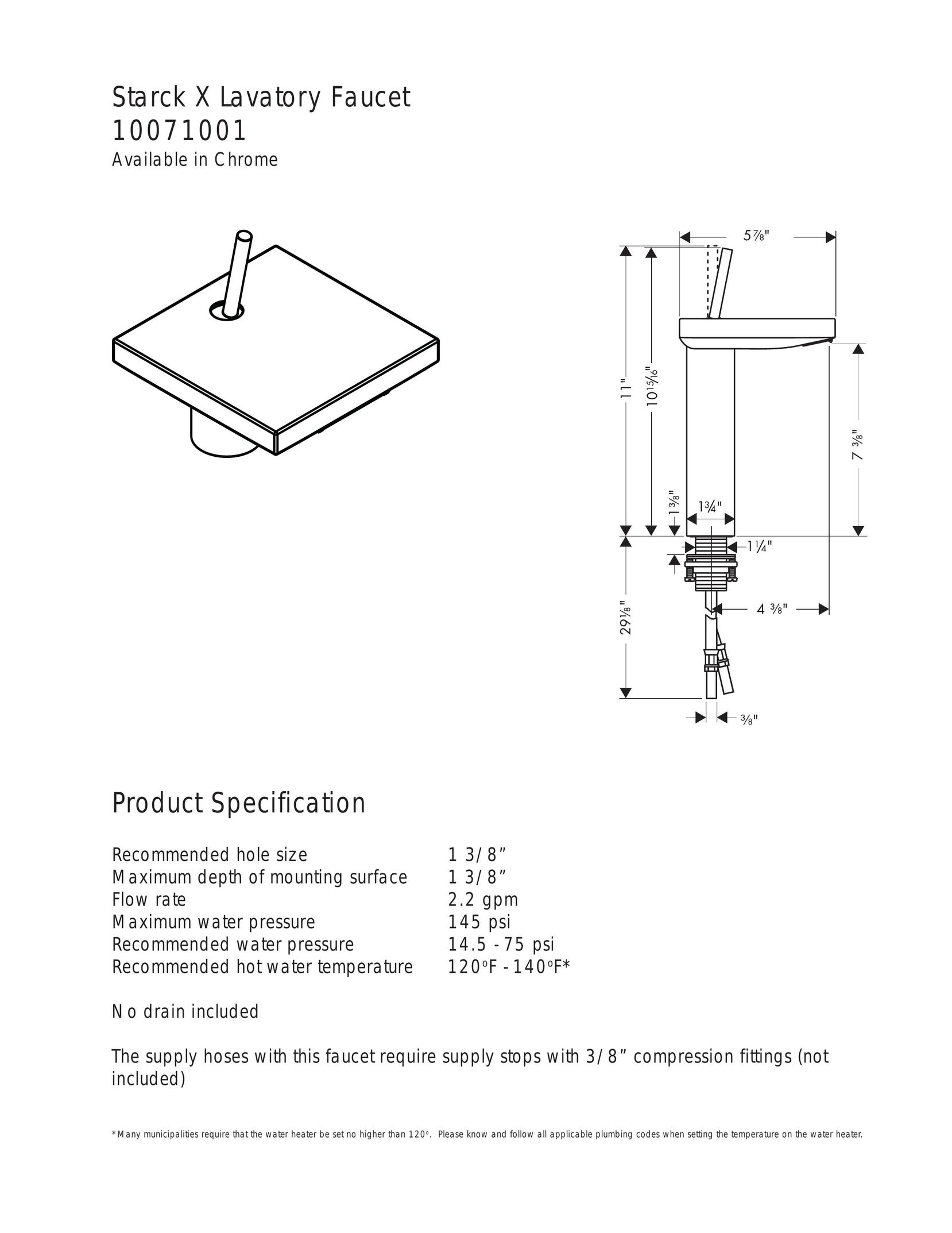 Hans Grohe 10071001 Indoor Furnishings User Manual