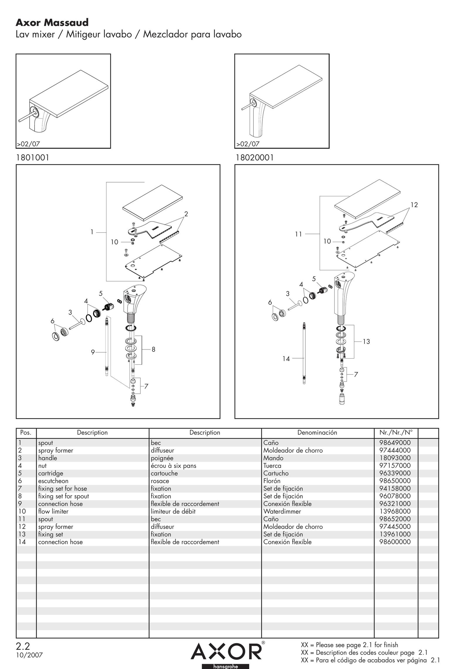 Hans Grohe 1801001 Indoor Furnishings User Manual