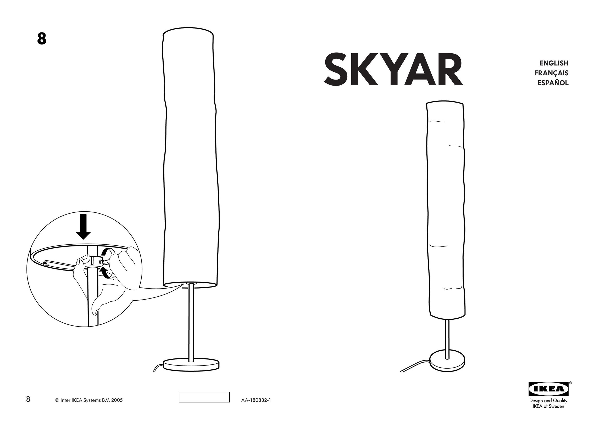 IKEA AA-180832-1 Indoor Furnishings User Manual