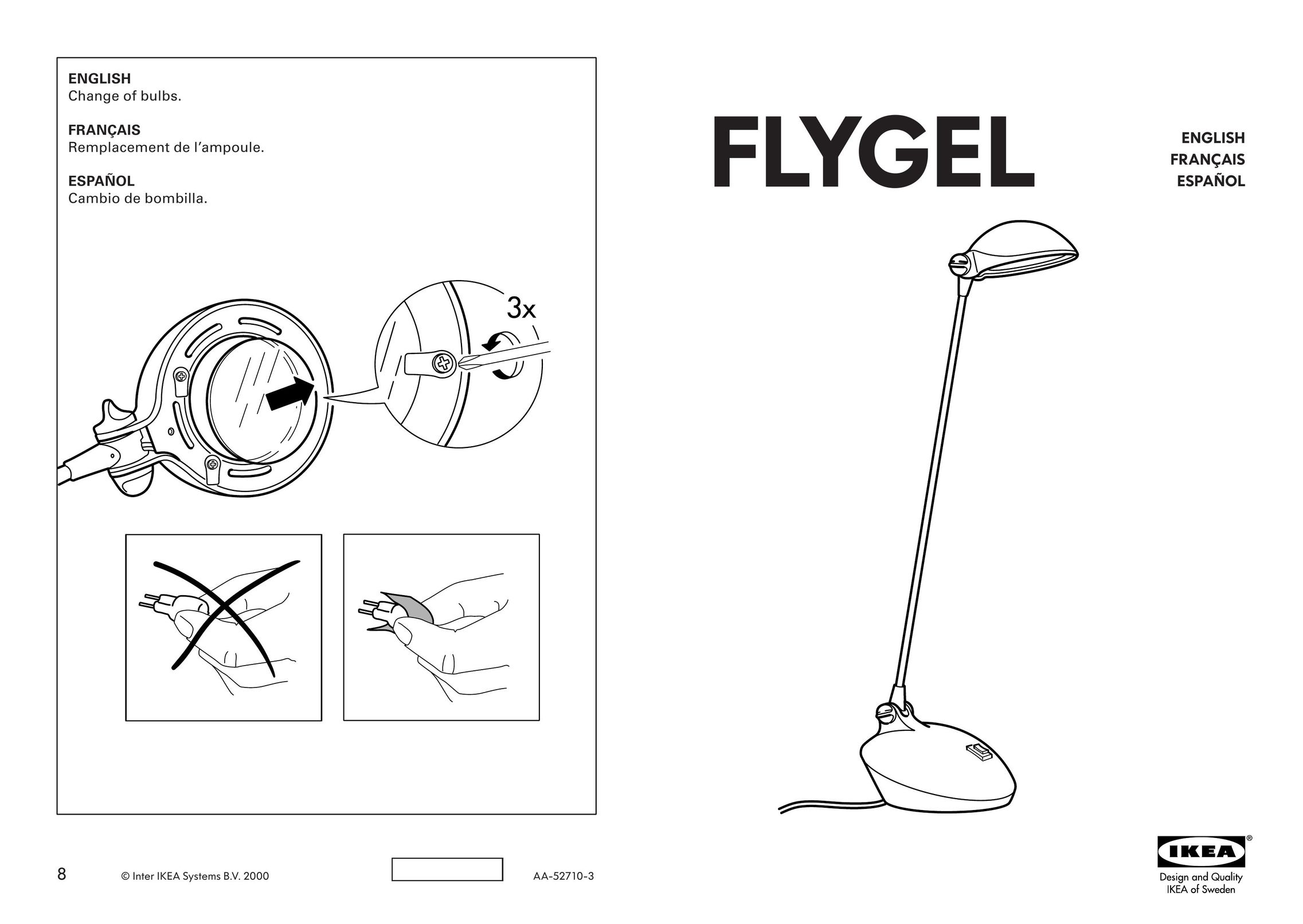 IKEA AA-52710-3 Indoor Furnishings User Manual