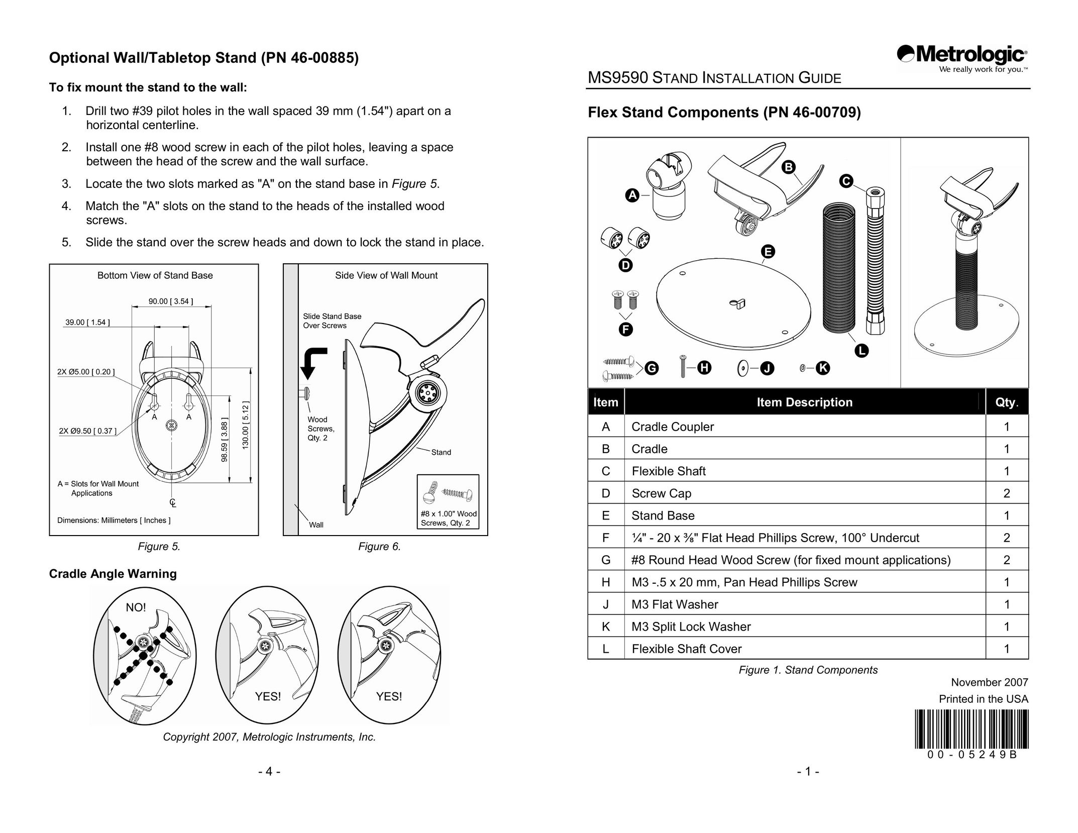 Metrologic Instruments 46-00885 Indoor Furnishings User Manual