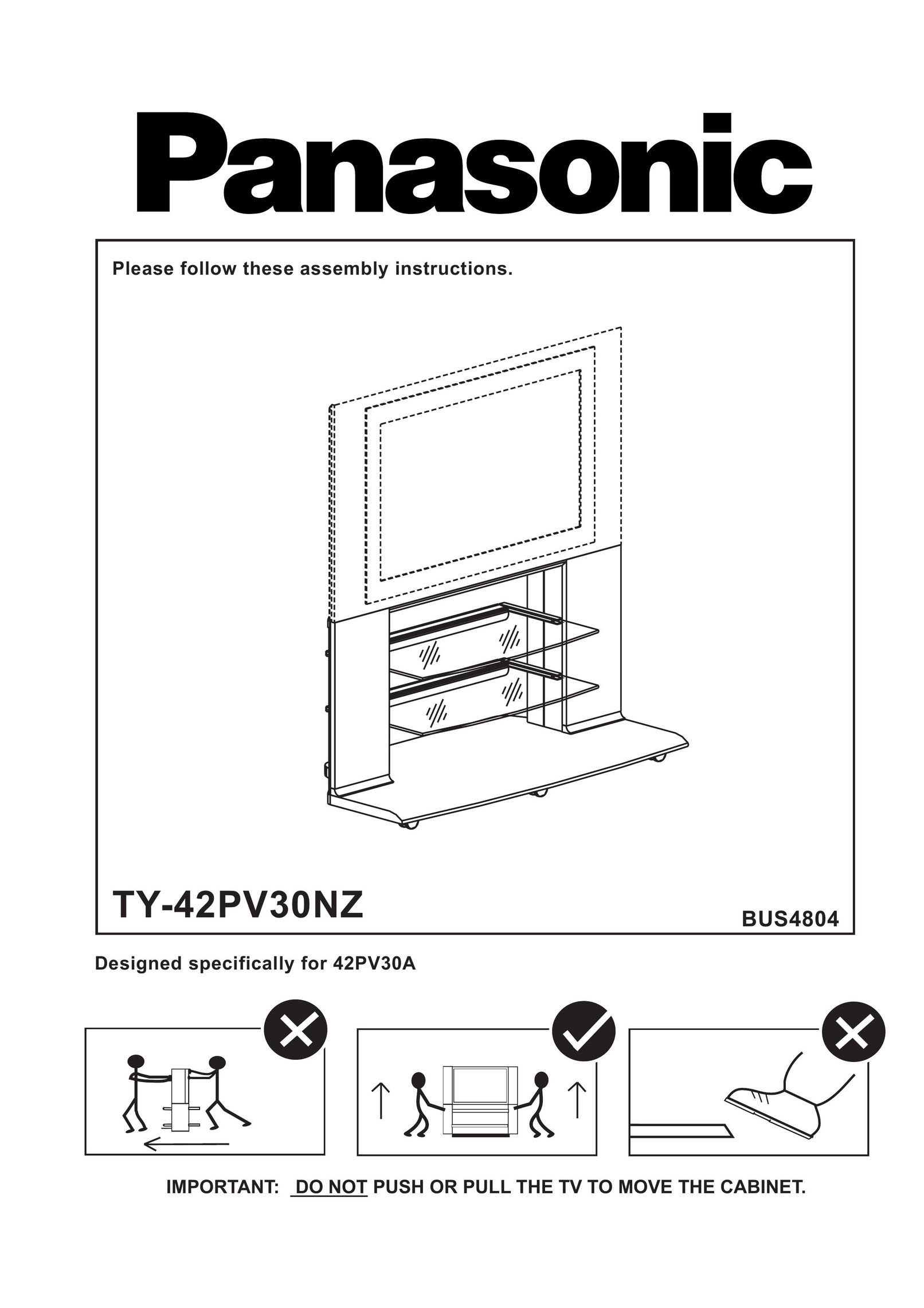 Panasonic TY-42PV30NZ Indoor Furnishings User Manual