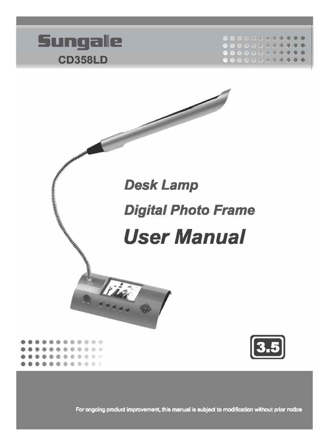 Sungale CD358LD Indoor Furnishings User Manual