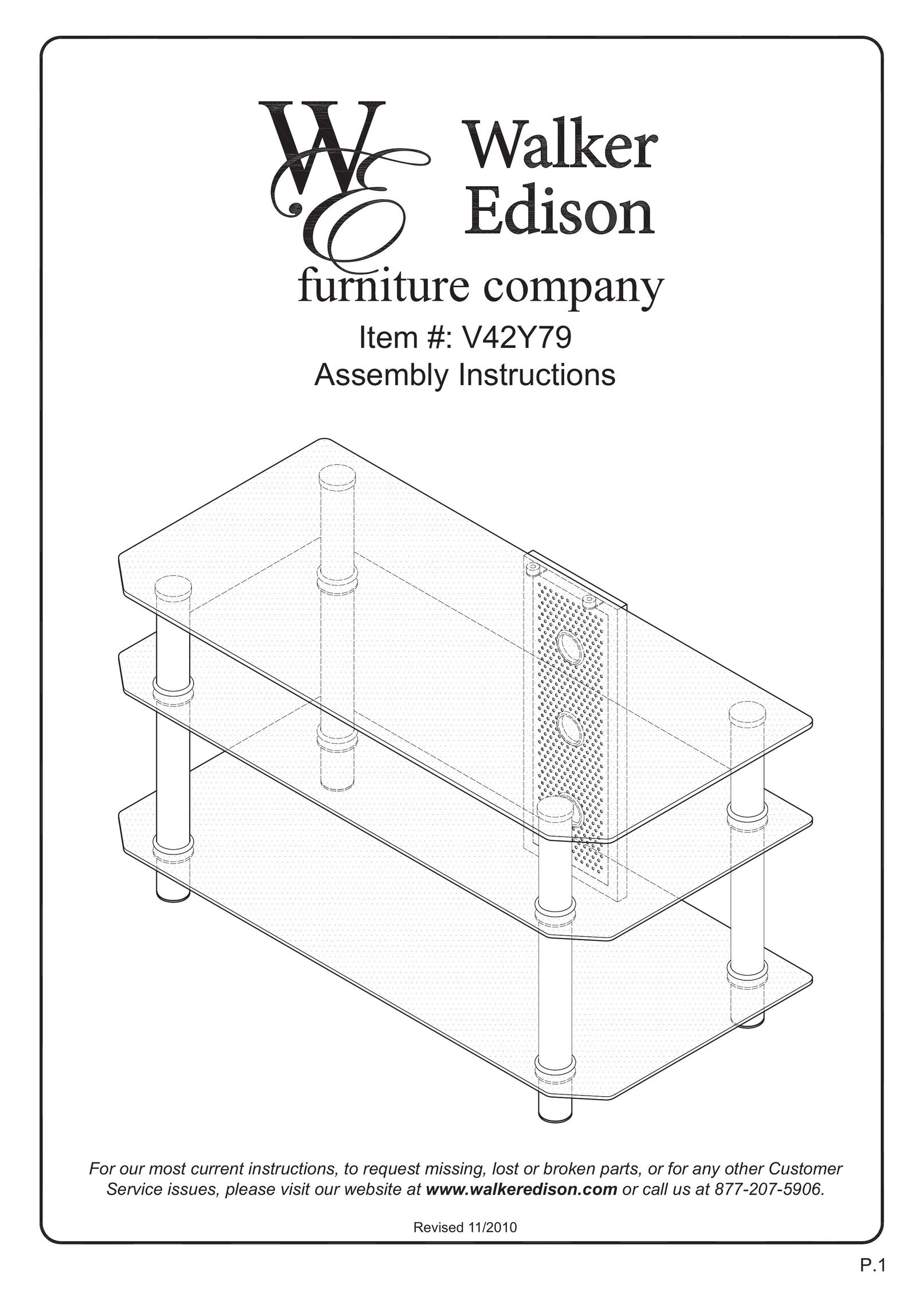 Walker V42Y79B Indoor Furnishings User Manual