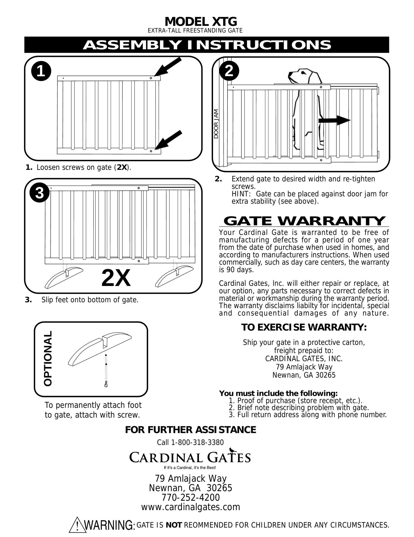 Cardinal Gates XTG Pet Fence User Manual