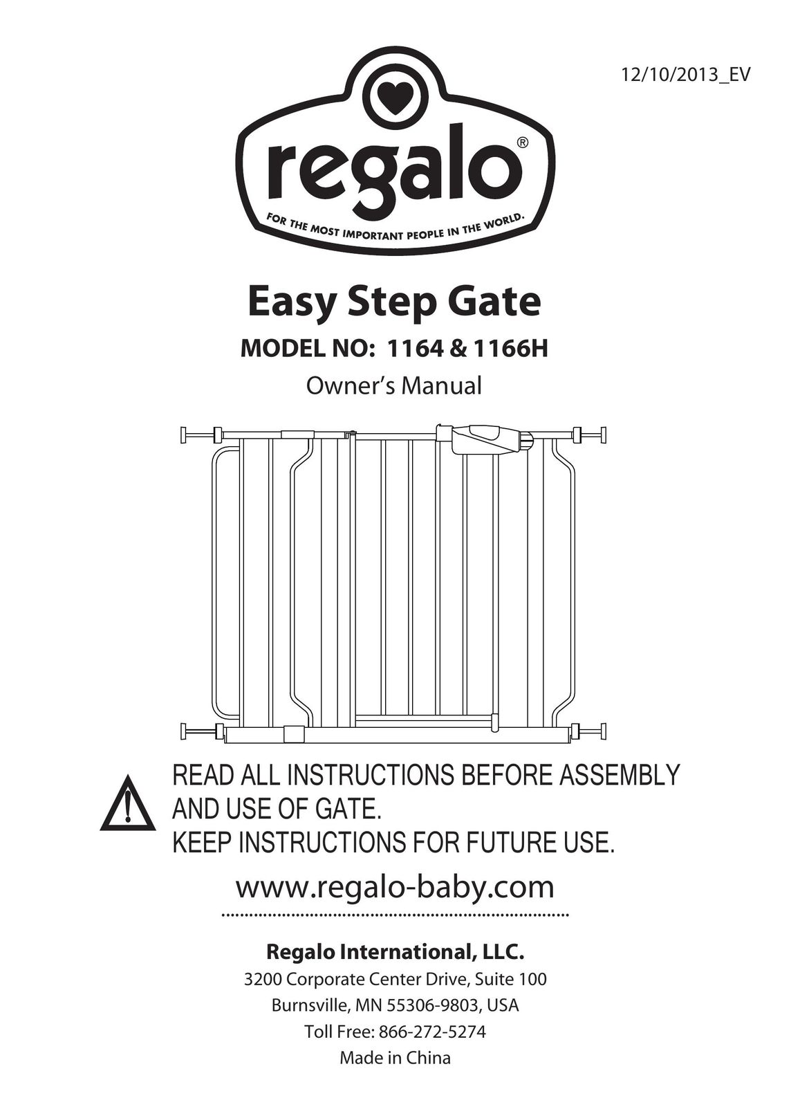 Regalo 1166H Pet Fence User Manual