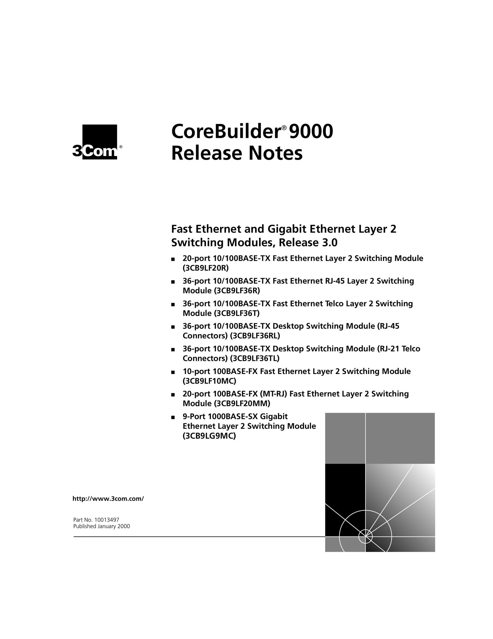 3Com 3CB9LF10MC Plumbing Product User Manual