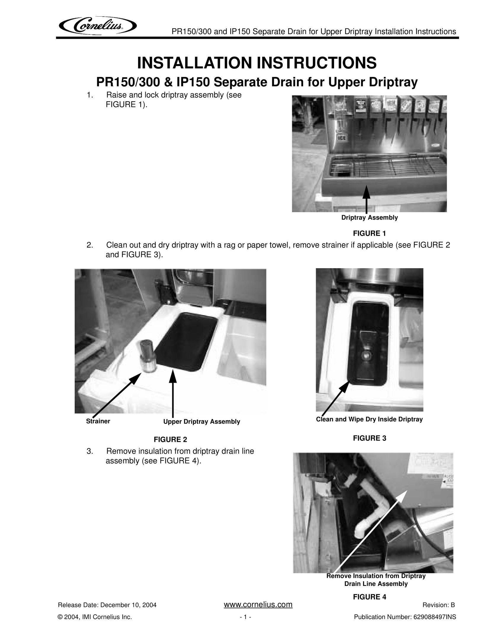 Cornelius IP150 Plumbing Product User Manual