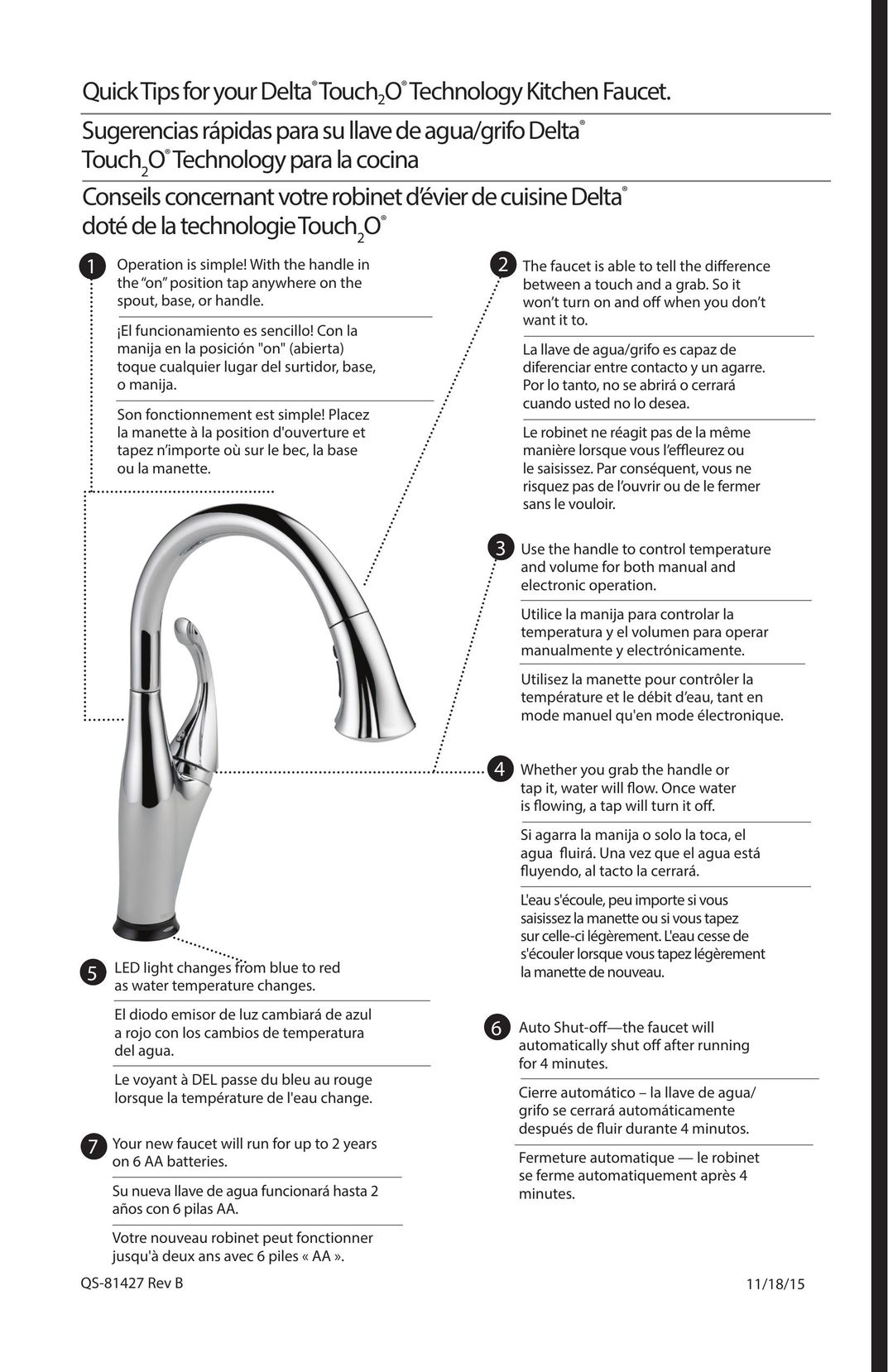 Delta Faucet 9192T-SSSD-DST Plumbing Product User Manual