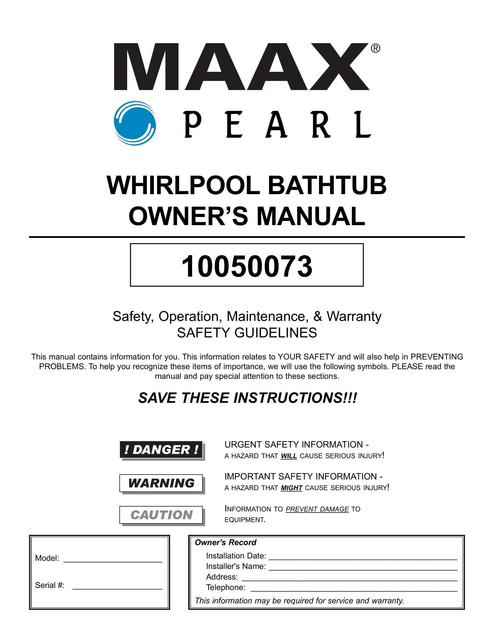 Epson 10050073 Plumbing Product User Manual