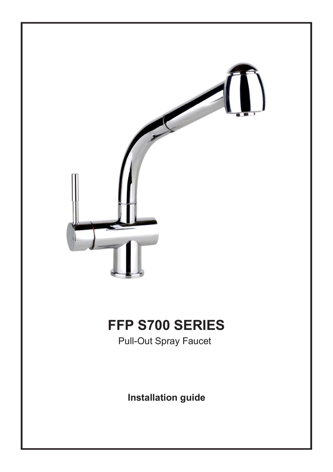 Franke Consumer Products FFP S700 Plumbing Product User Manual