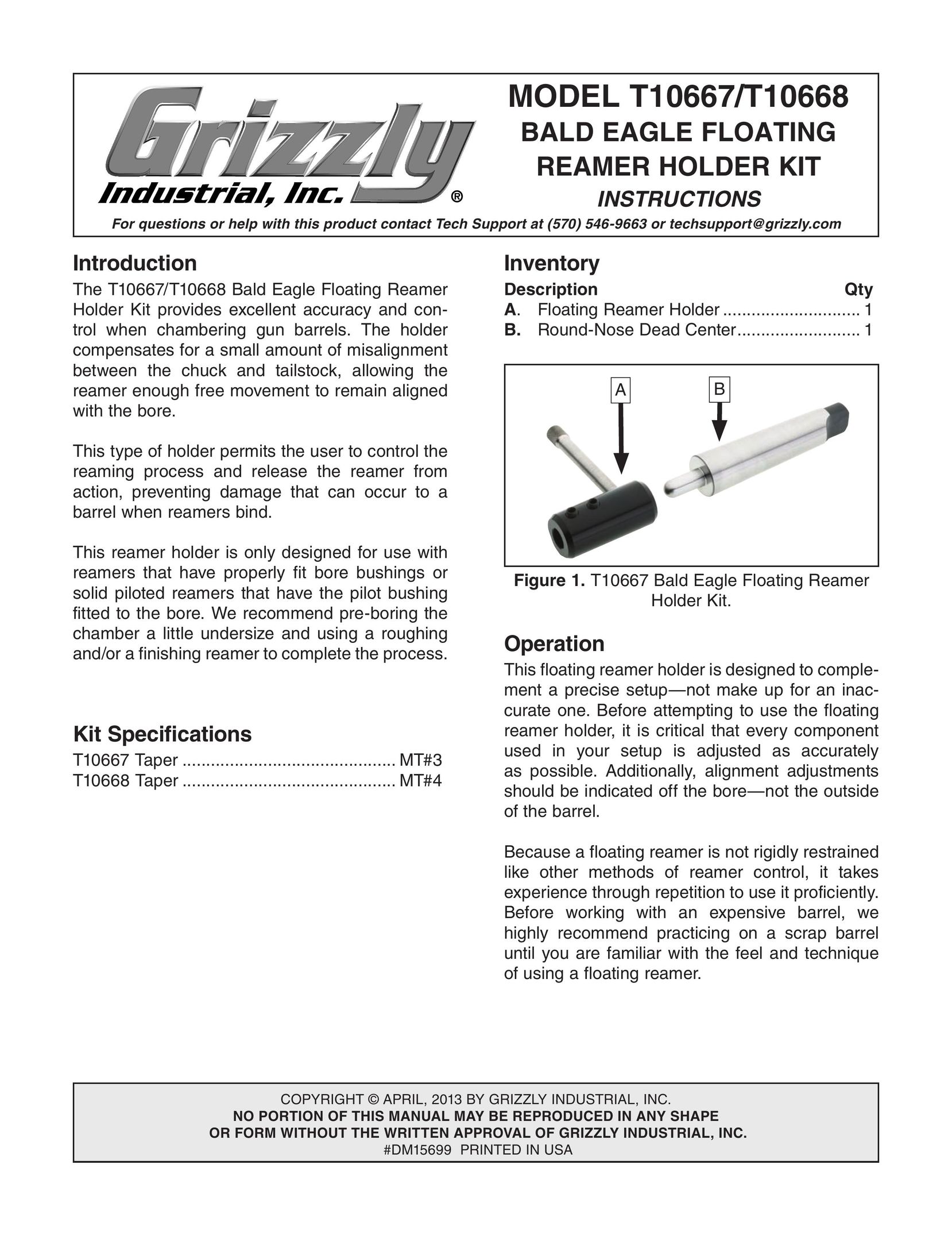 Grizzly T10667 Plumbing Product User Manual