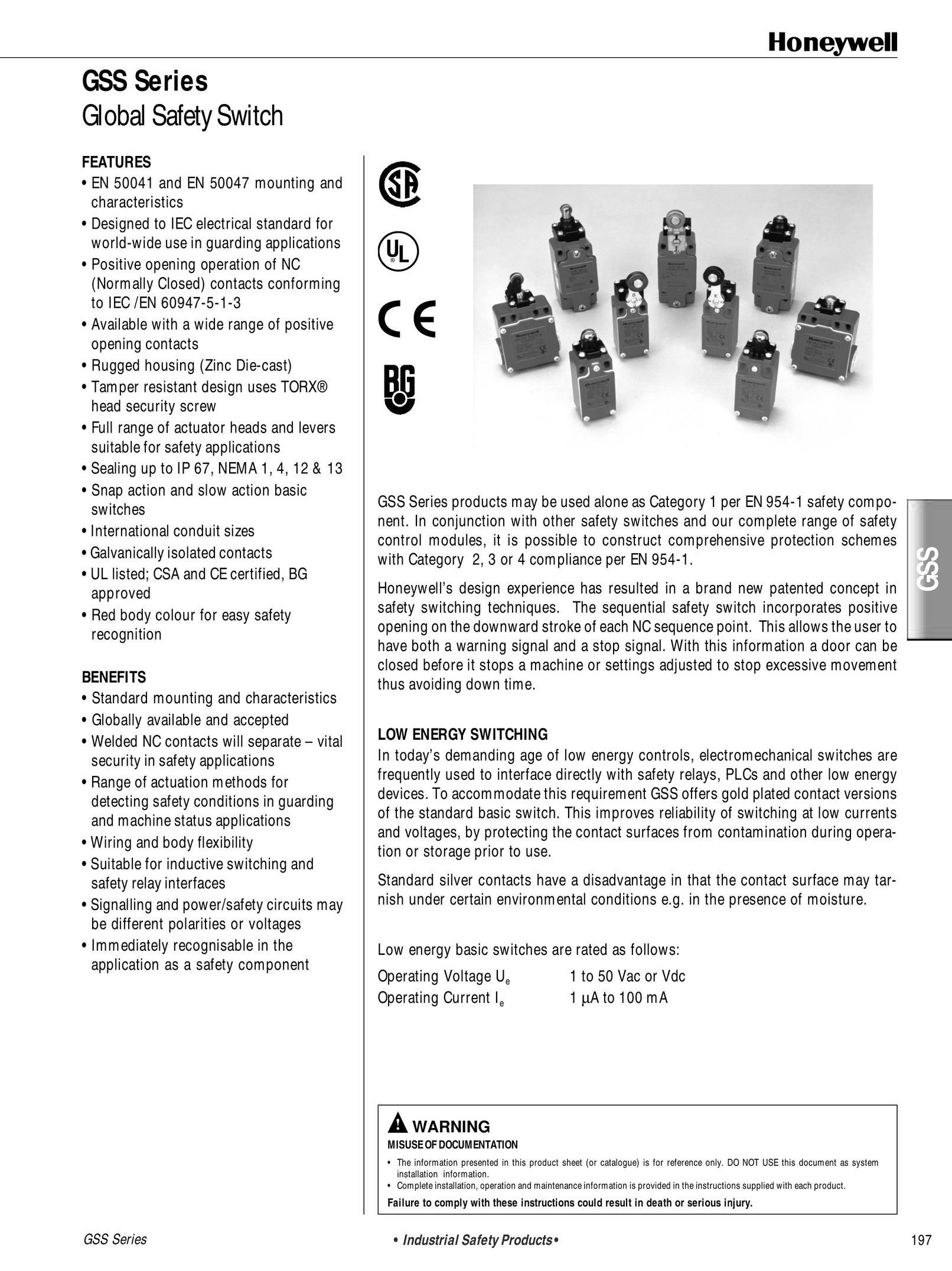 Honeywell GSS Series Plumbing Product User Manual