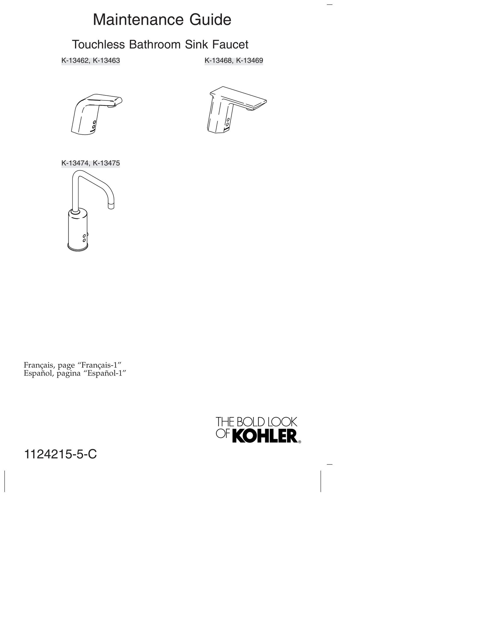 Kohler K-13462 Plumbing Product User Manual
