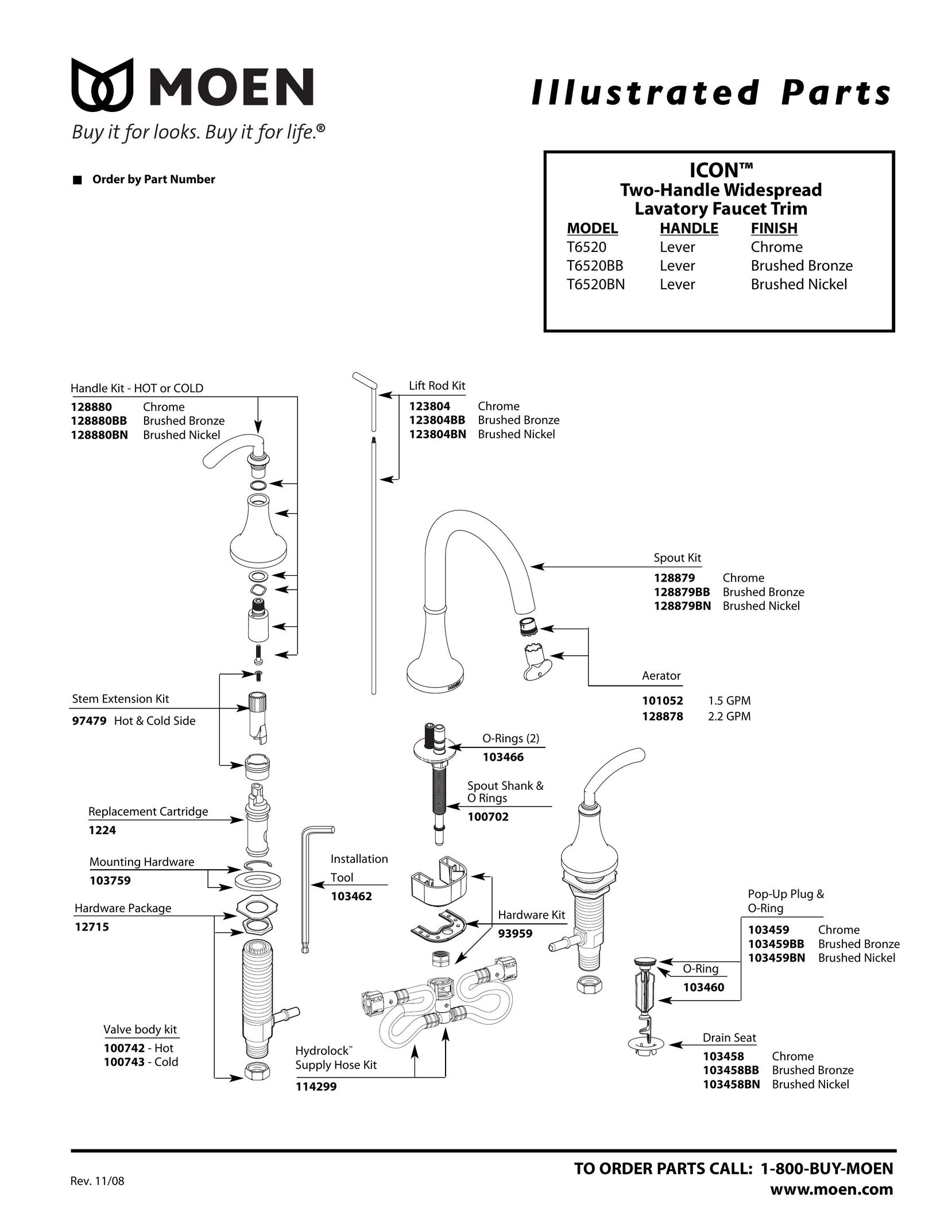 Moen 128880 Plumbing Product User Manual