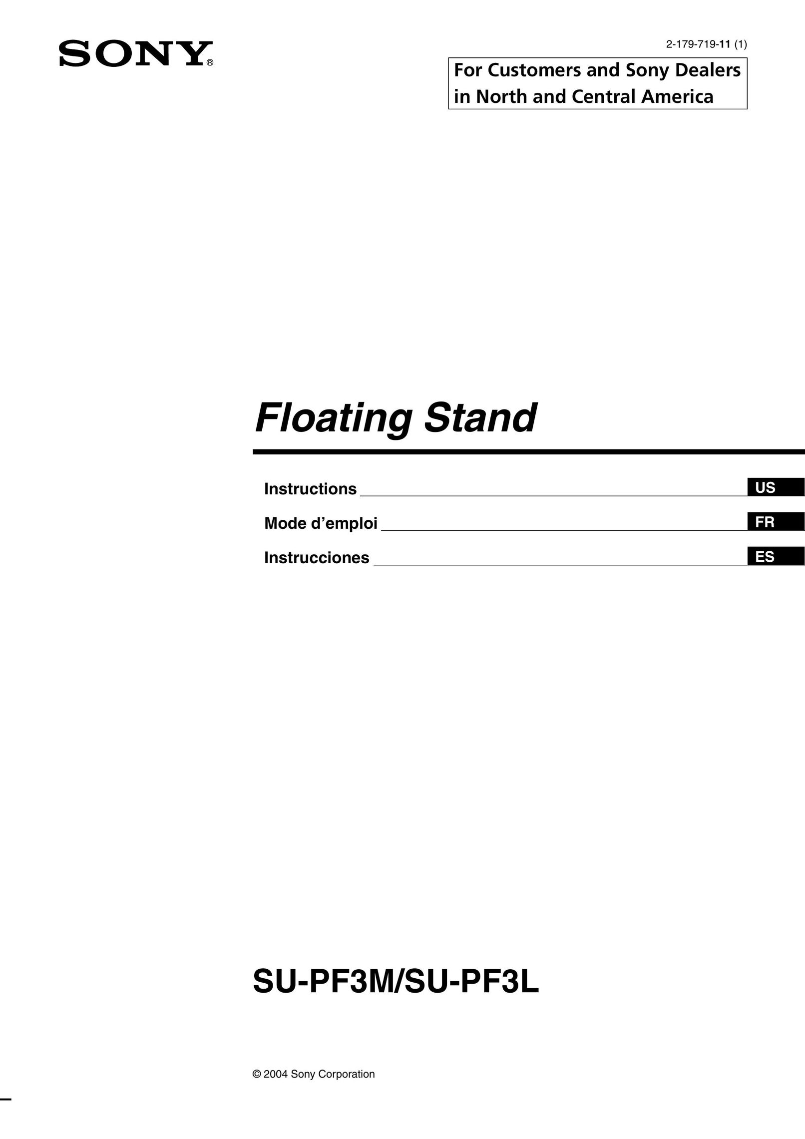 Sony SU-PF3L Plumbing Product User Manual