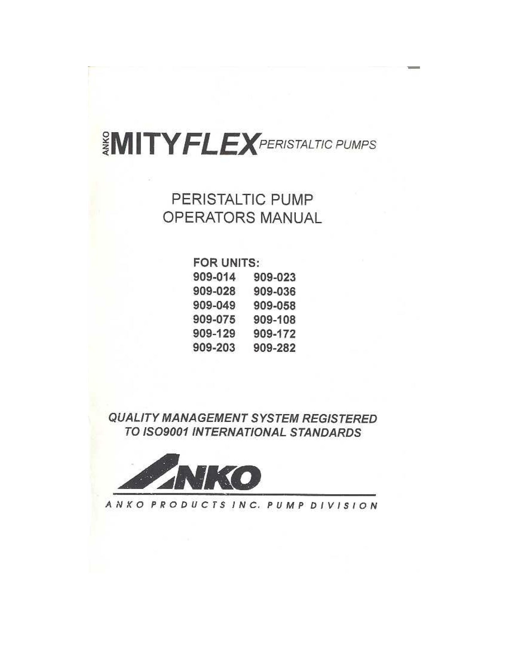 ANKO 909-172 Septic System User Manual