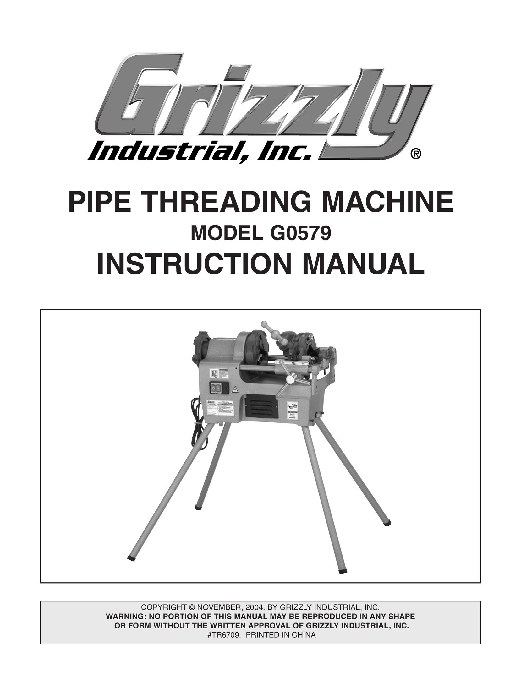 Grizzly G0579 Sewing Machine User Manual