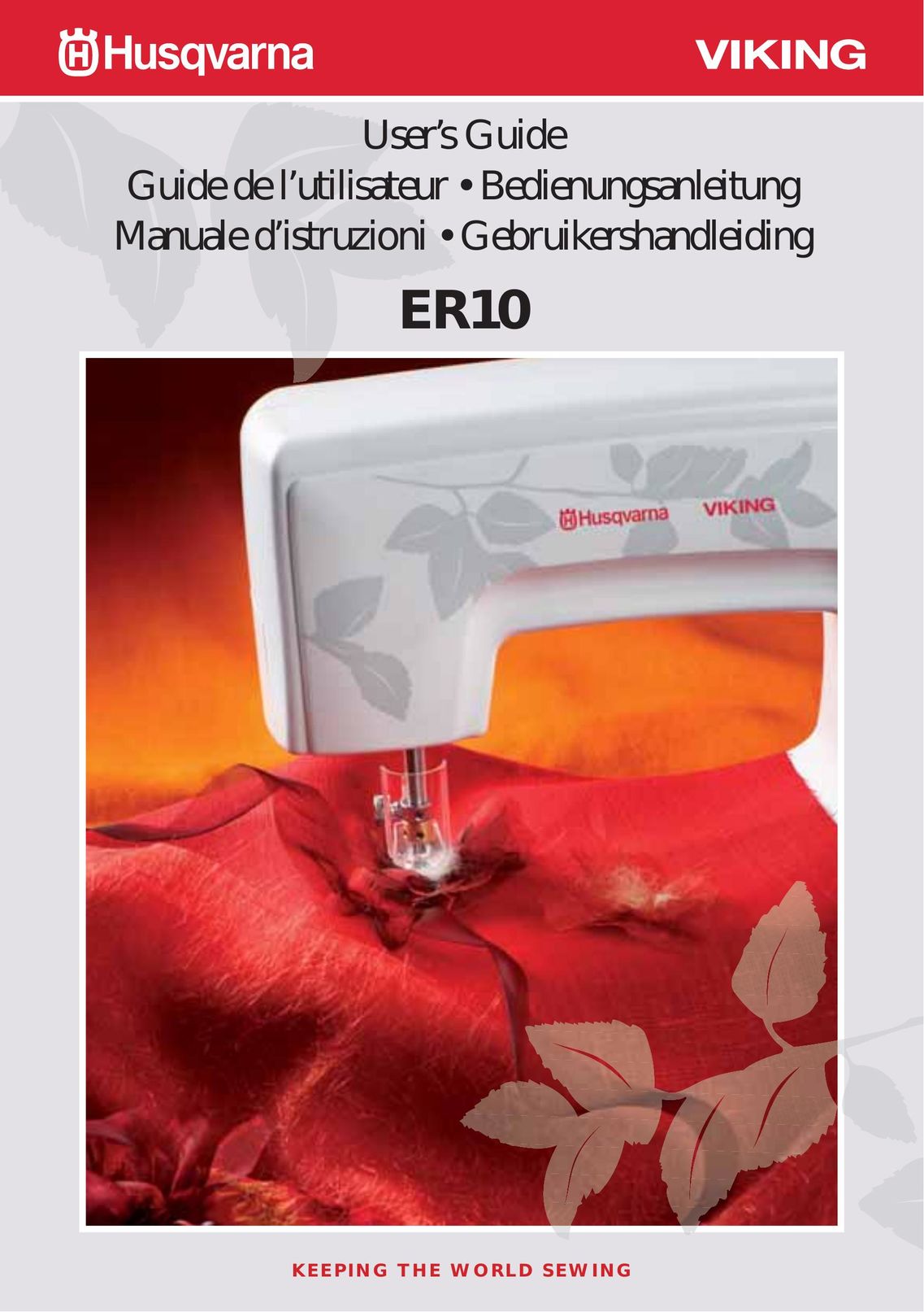 Husqvarna ER10 Sewing Machine User Manual