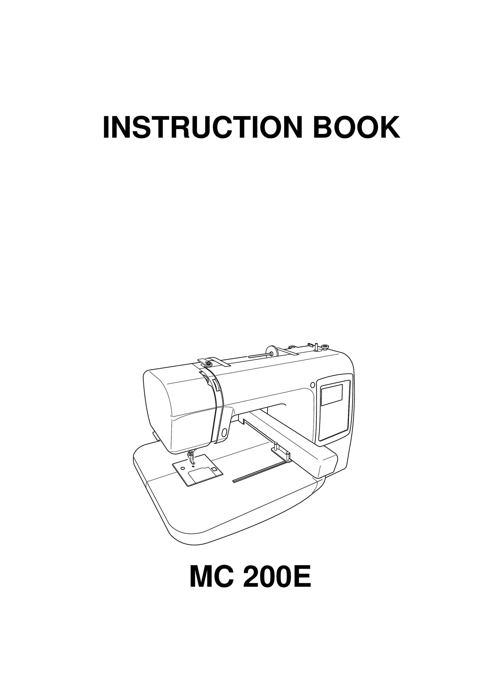 Janome MC 200E Sewing Machine User Manual