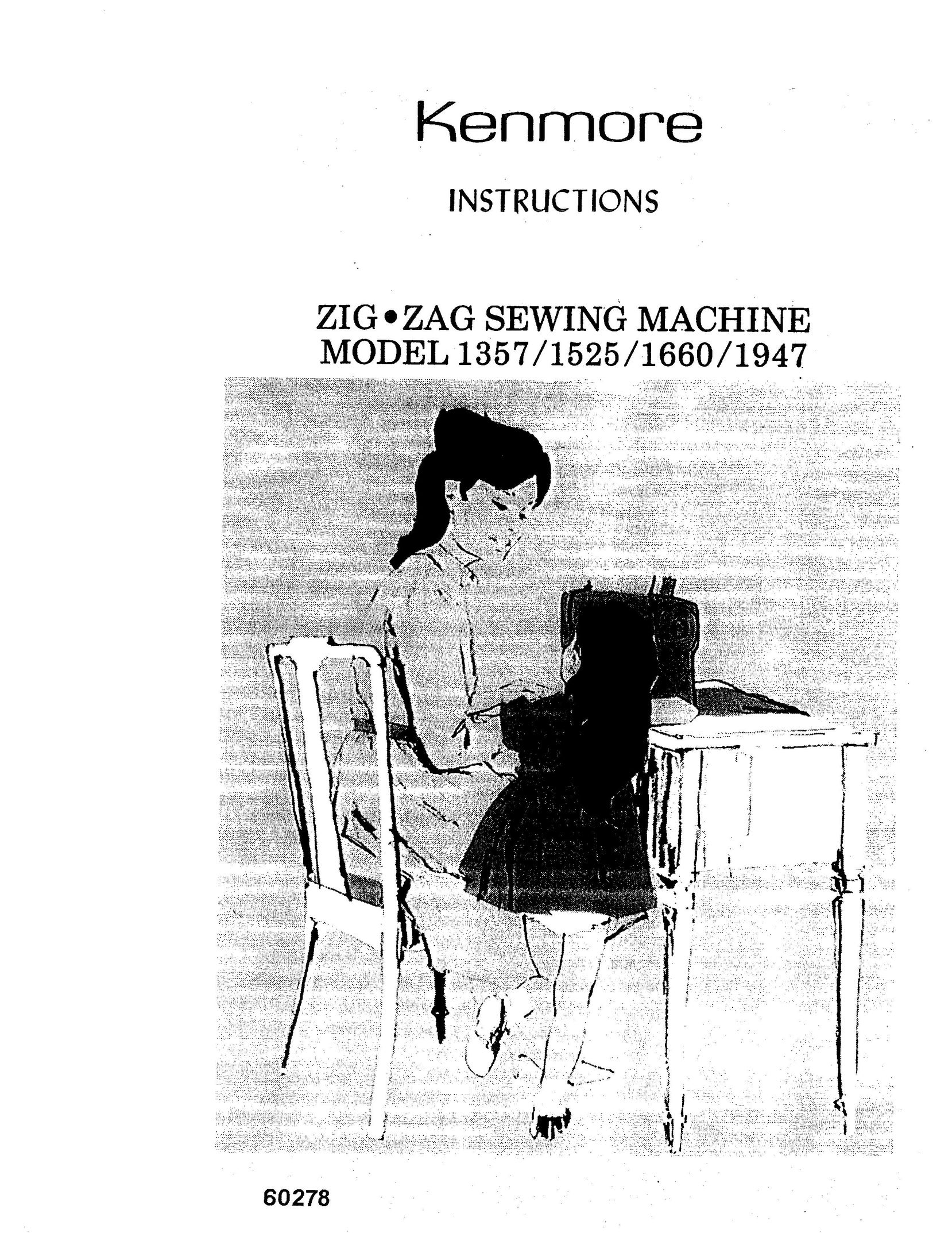 Kenmore 1357 Sewing Machine User Manual