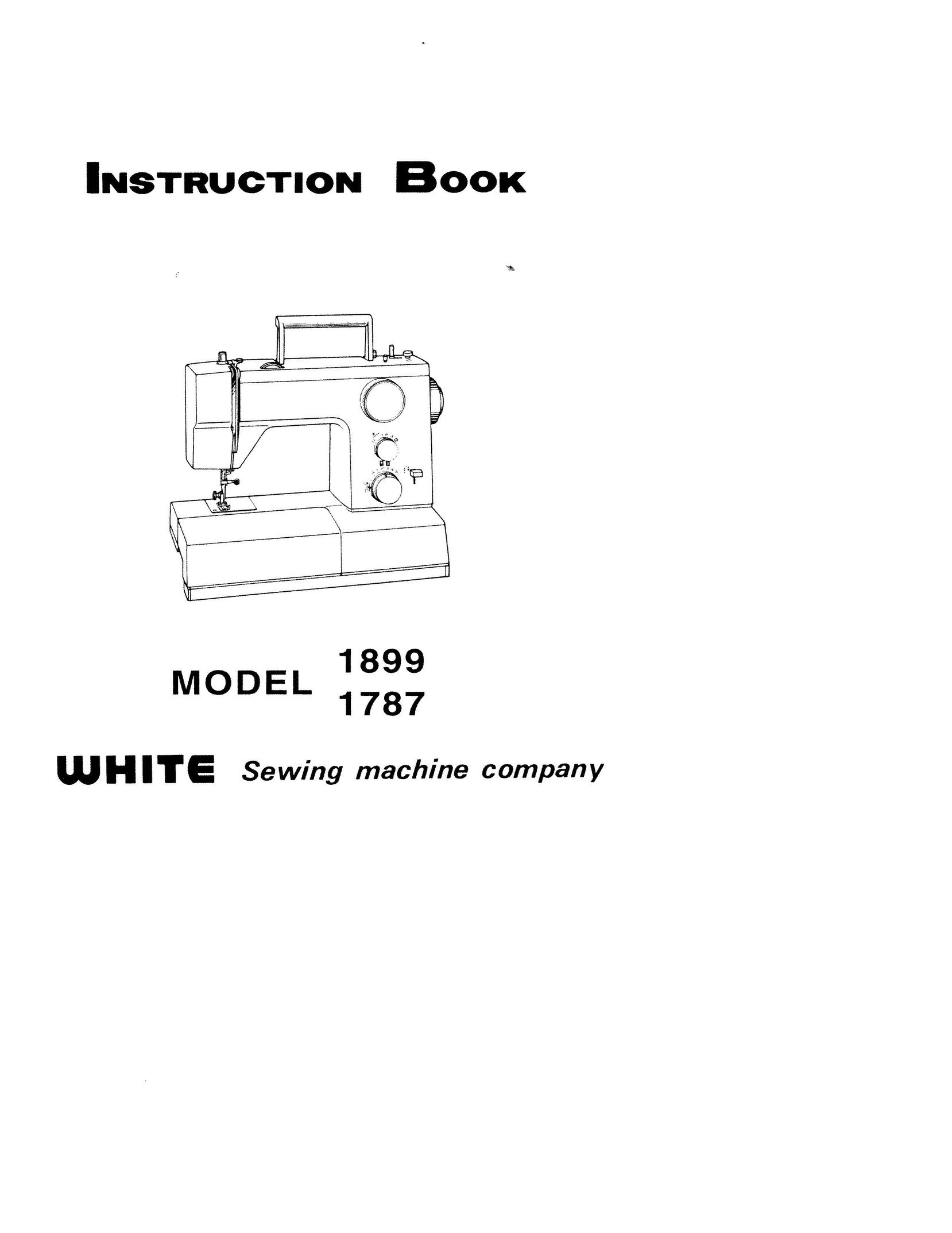 White 1781 Sewing Machine User Manual