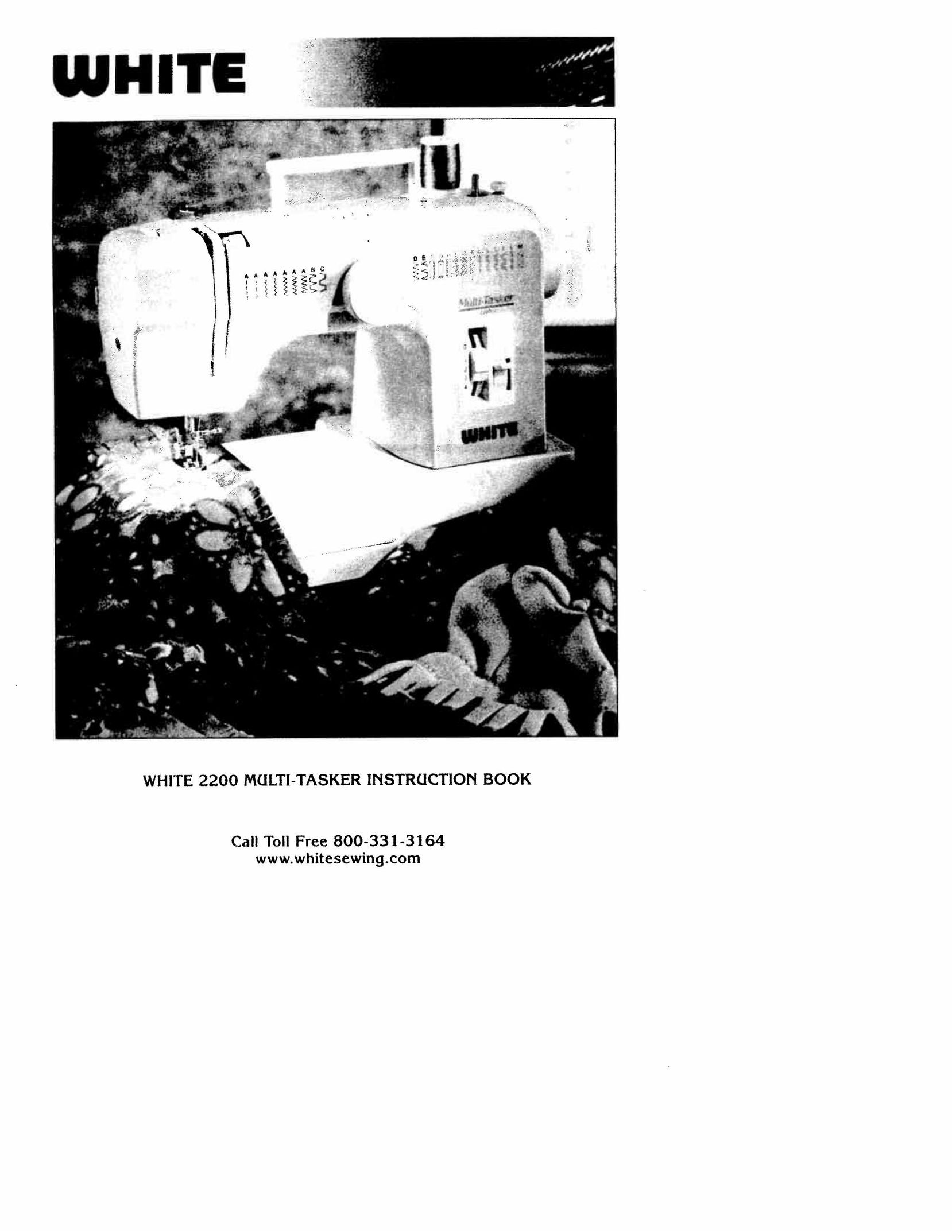 White 2200 Sewing Machine User Manual