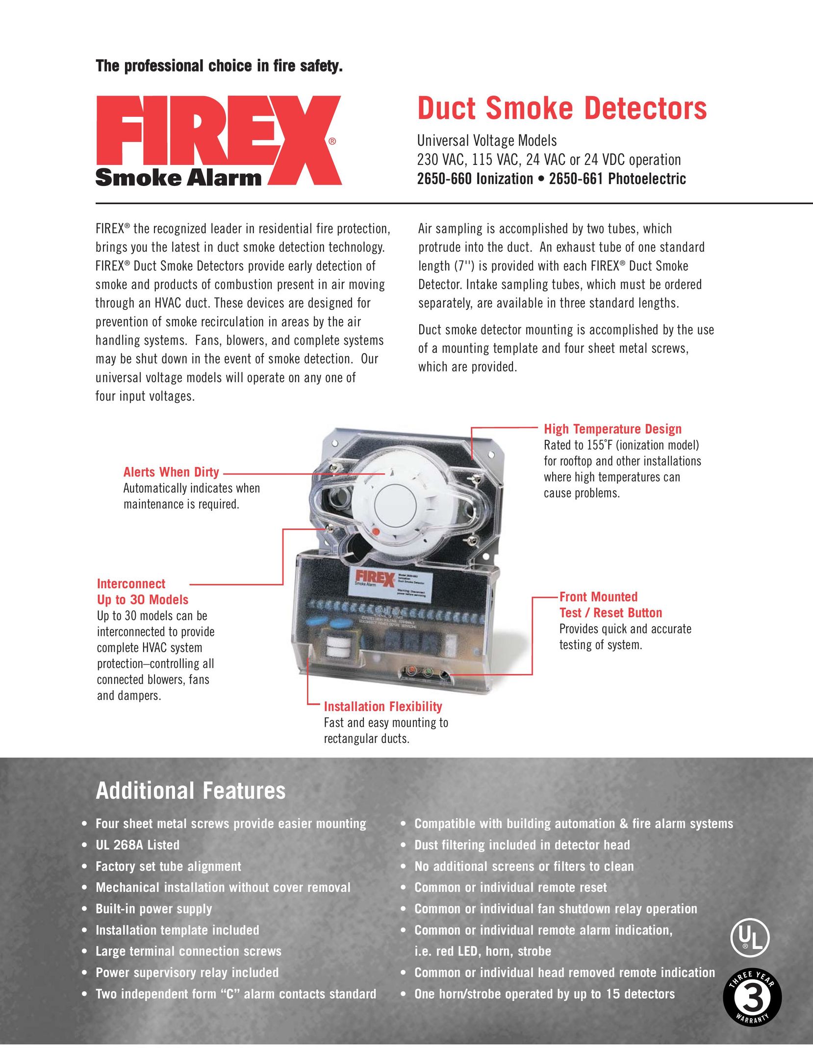 Firex 2650-660 Smoke Alarm User Manual