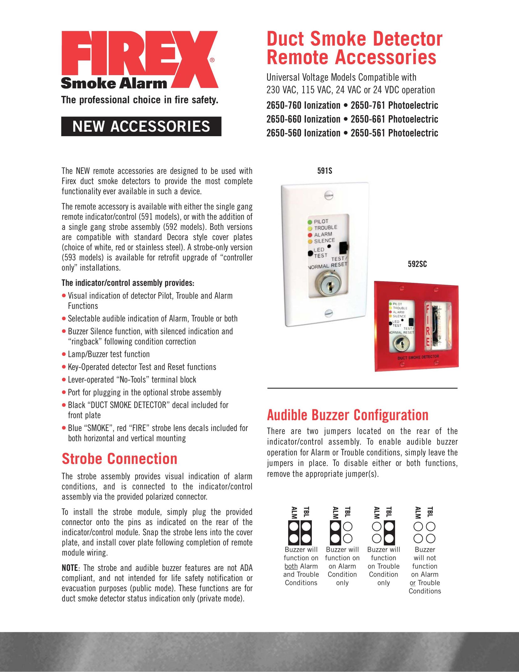 Firex 592SC Smoke Alarm User Manual